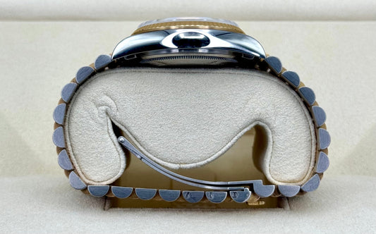 1985 Day-Date Rolex Tridor 36mm 18039B Jubilee Champagne Diamond Dial - MyWatchLLC