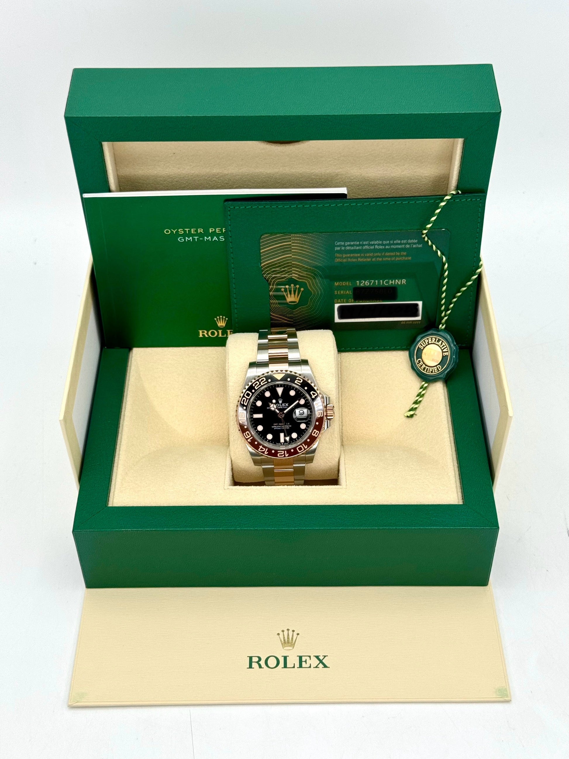 2023 Rolex GMT-Master II "Rootbeer" 40mm 126711CHNR Two-Tone - MyWatchLLC