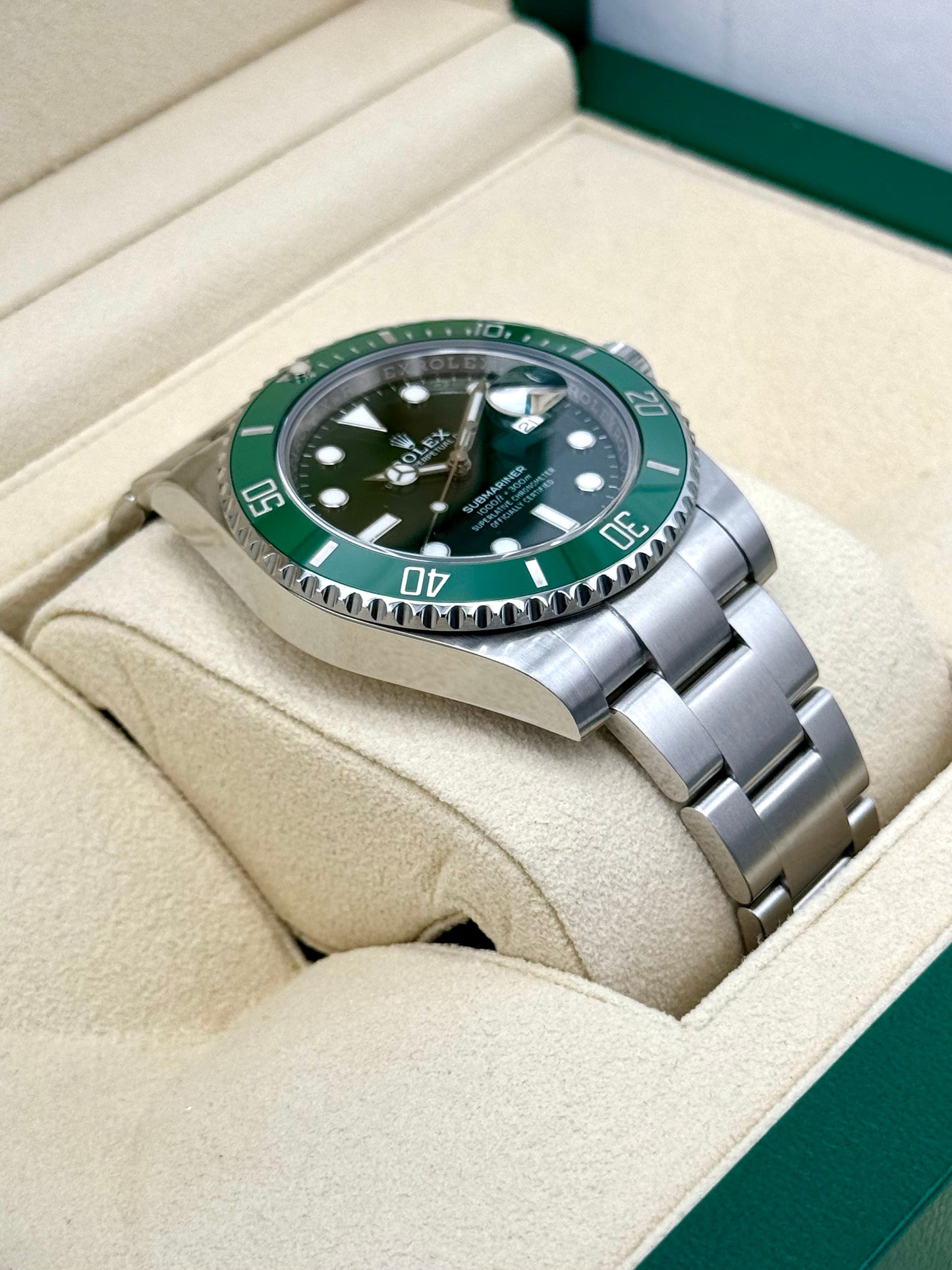 2017 Rolex Submariner "Hulk" 40mm 116610LV Green Dial - MyWatchLLC