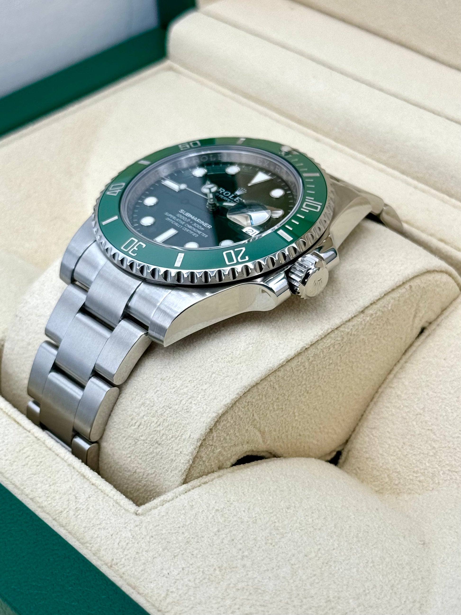 2017 Rolex Submariner "Hulk" 40mm 116610LV Green Dial - MyWatchLLC