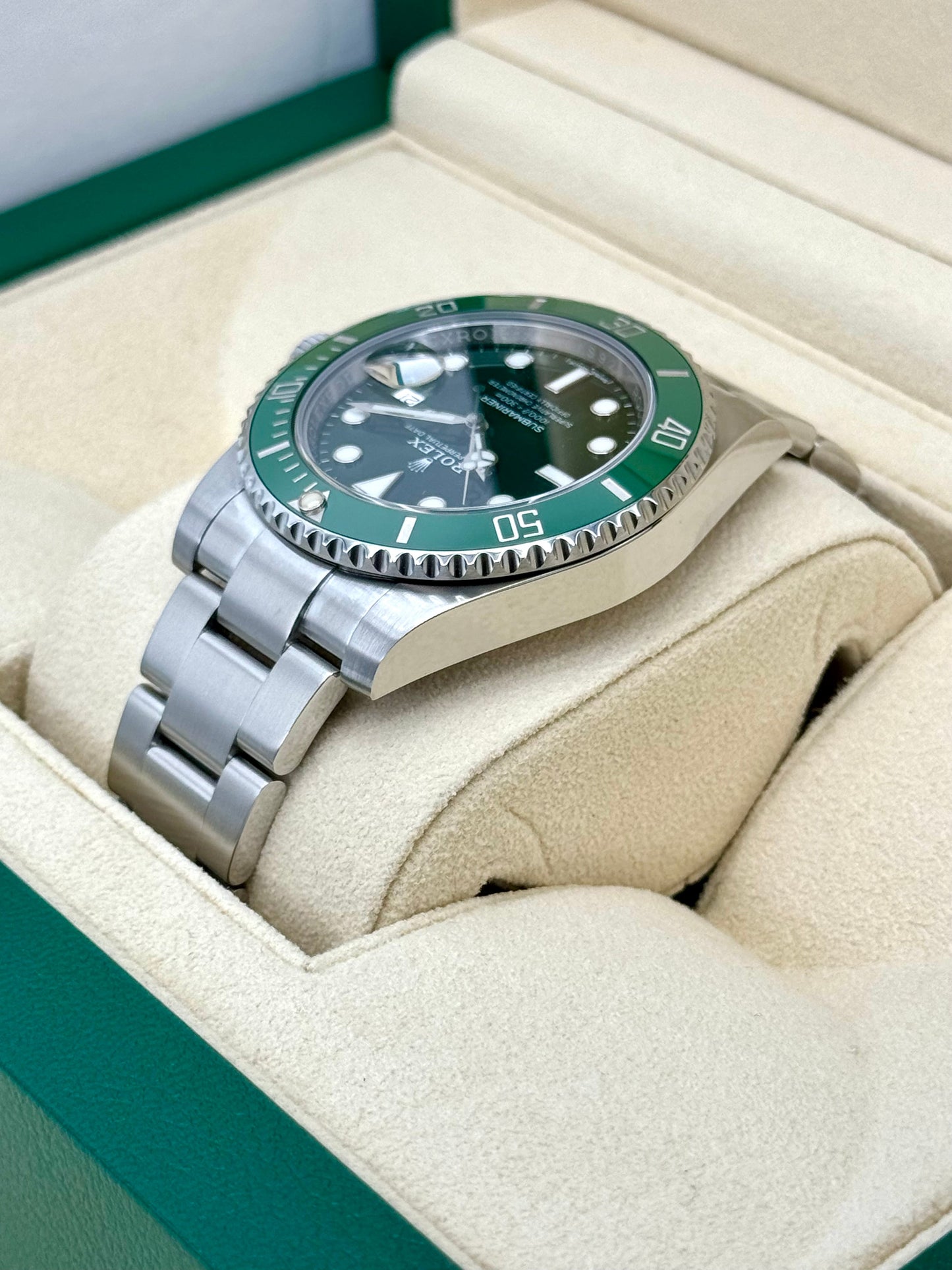 2017 Rolex Submariner "Hulk" 40mm 116610LV Green Dial - MyWatchLLC