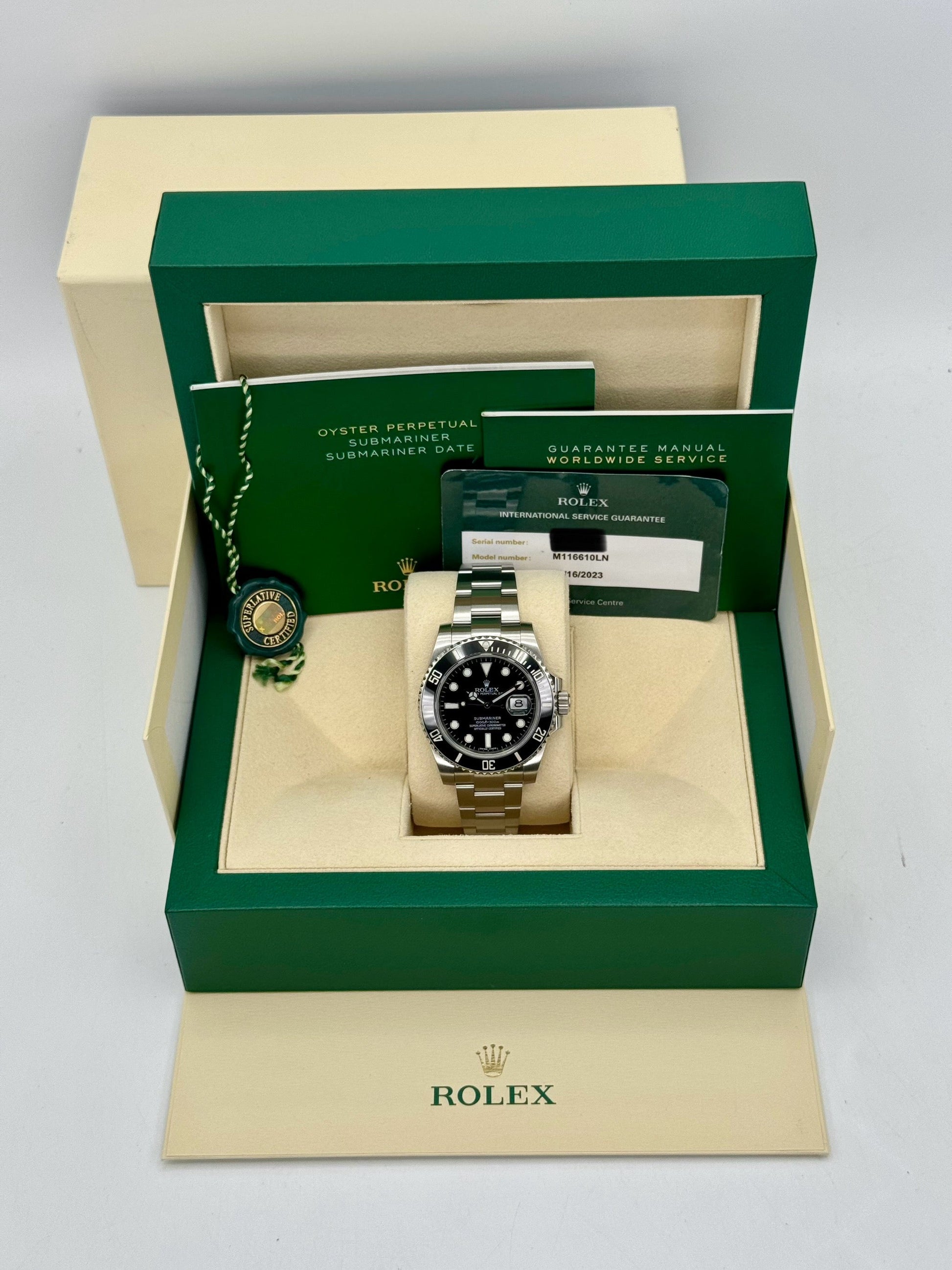 Rolex Submariner 40mm 116610LN Stainless Steel Black Dial - MyWatchLLC