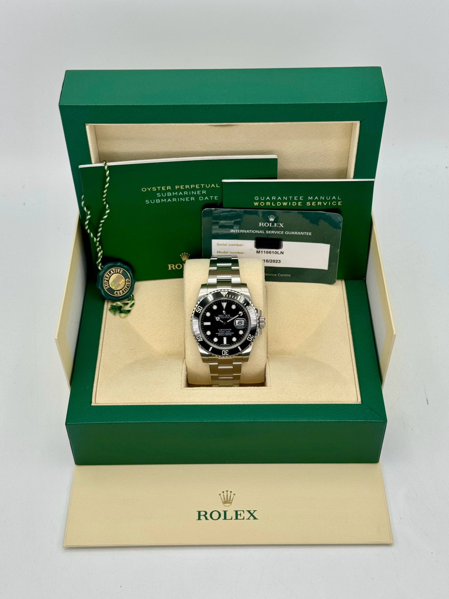 Rolex Submariner 40mm 116610LN Stainless Steel Black Dial - MyWatchLLC