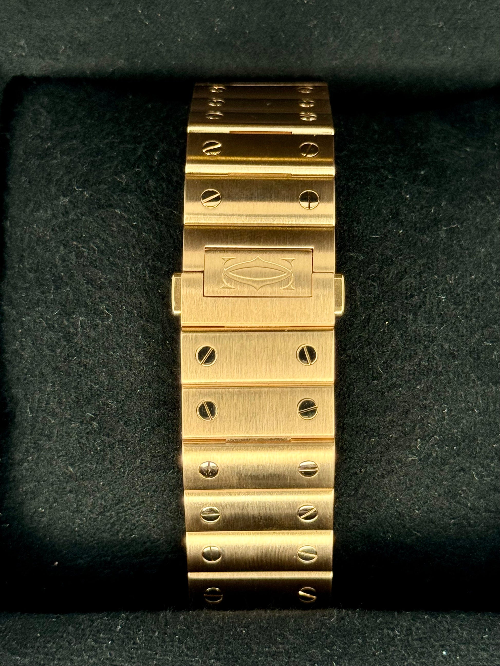 2021 Santos De Cartier 39.8mm WHSA0016 Rose Gold Skeleton Dial - MyWatchLLC