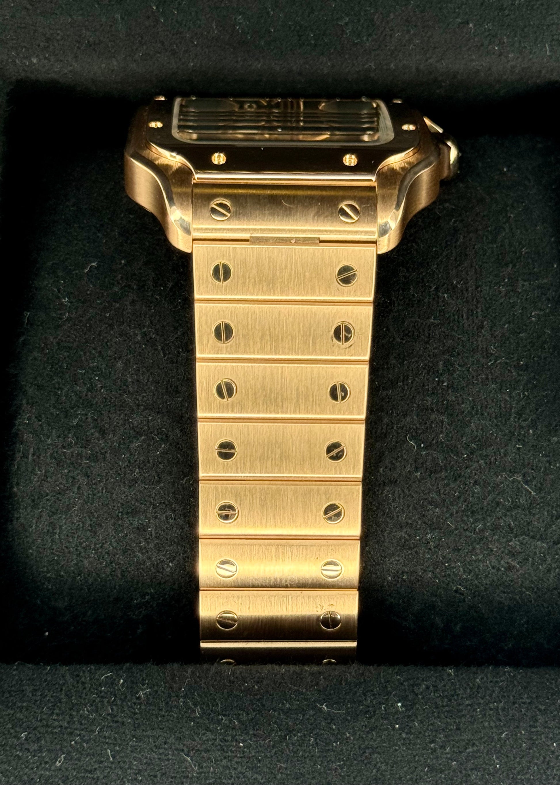 2021 Santos De Cartier 39.8mm WHSA0016 Rose Gold Skeleton Dial - MyWatchLLC