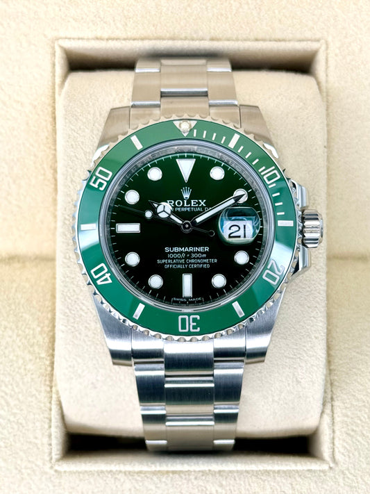 2017 Rolex Submariner "Hulk" 40mm 116610LV Green Dial - MyWatchLLC