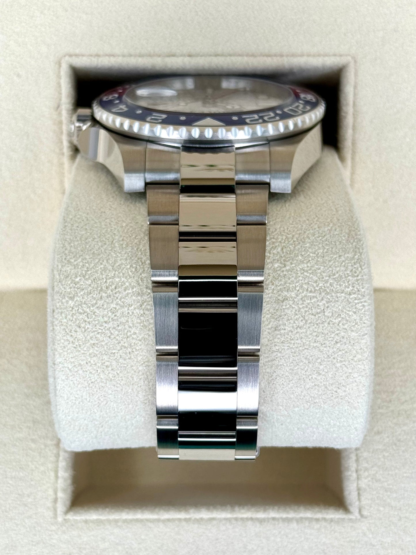 NEW 2024 Rolex GMT-Master II "Pepsi" 40mm 126719BLRO Meteorite Dial - MyWatchLLC