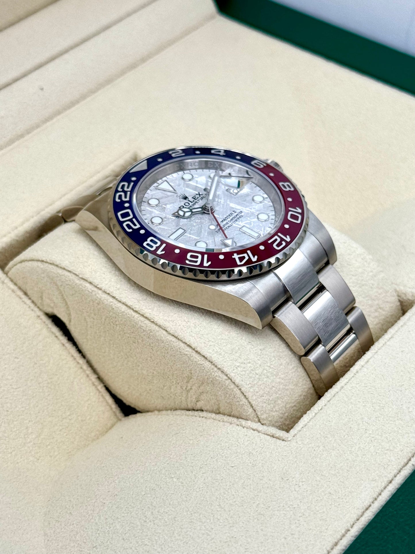 NEW 2024 Rolex GMT-Master II "Pepsi" 40mm 126719BLRO Meteorite Dial - MyWatchLLC