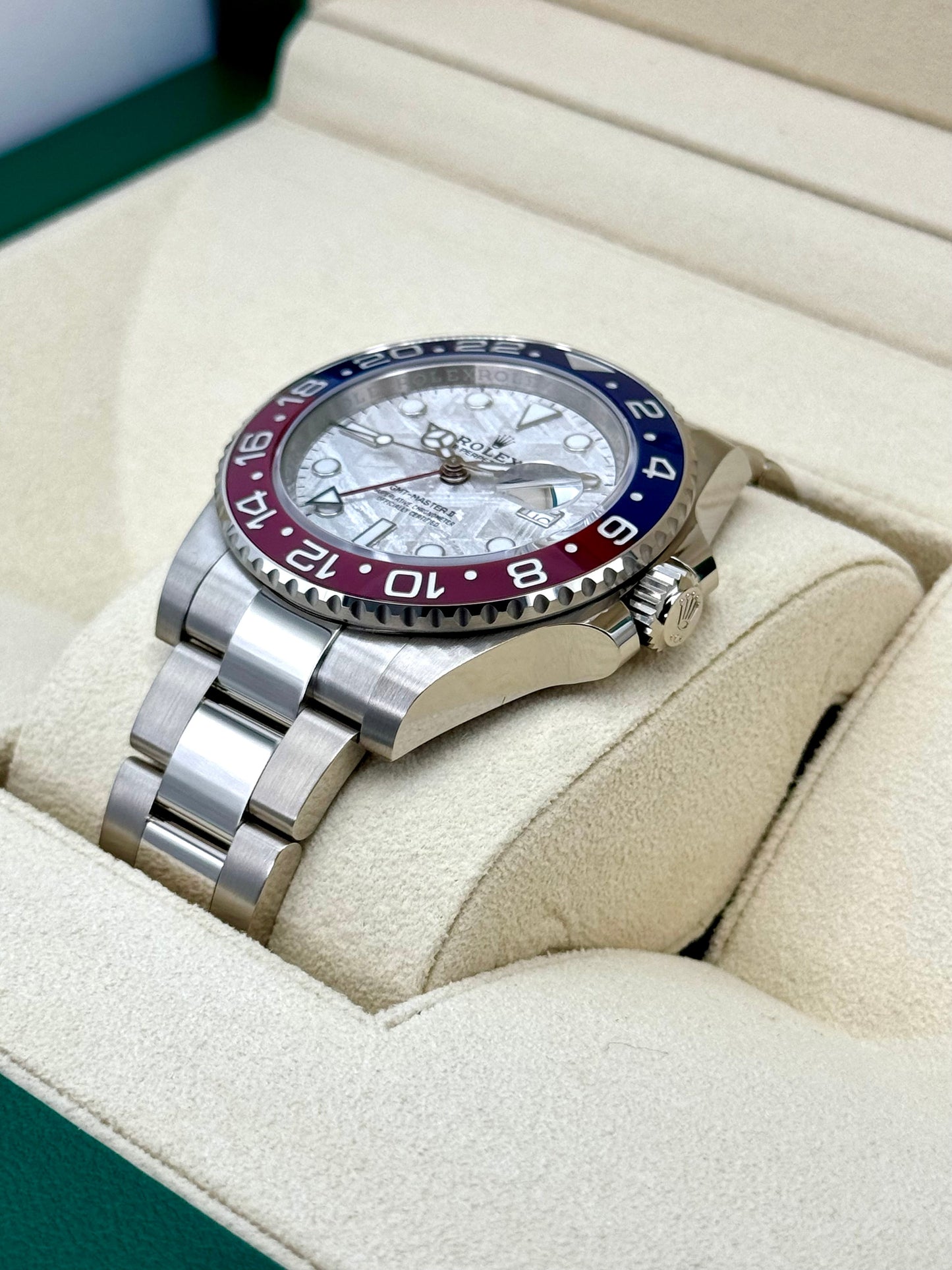 NEW 2024 Rolex GMT-Master II "Pepsi" 40mm 126719BLRO Meteorite Dial - MyWatchLLC