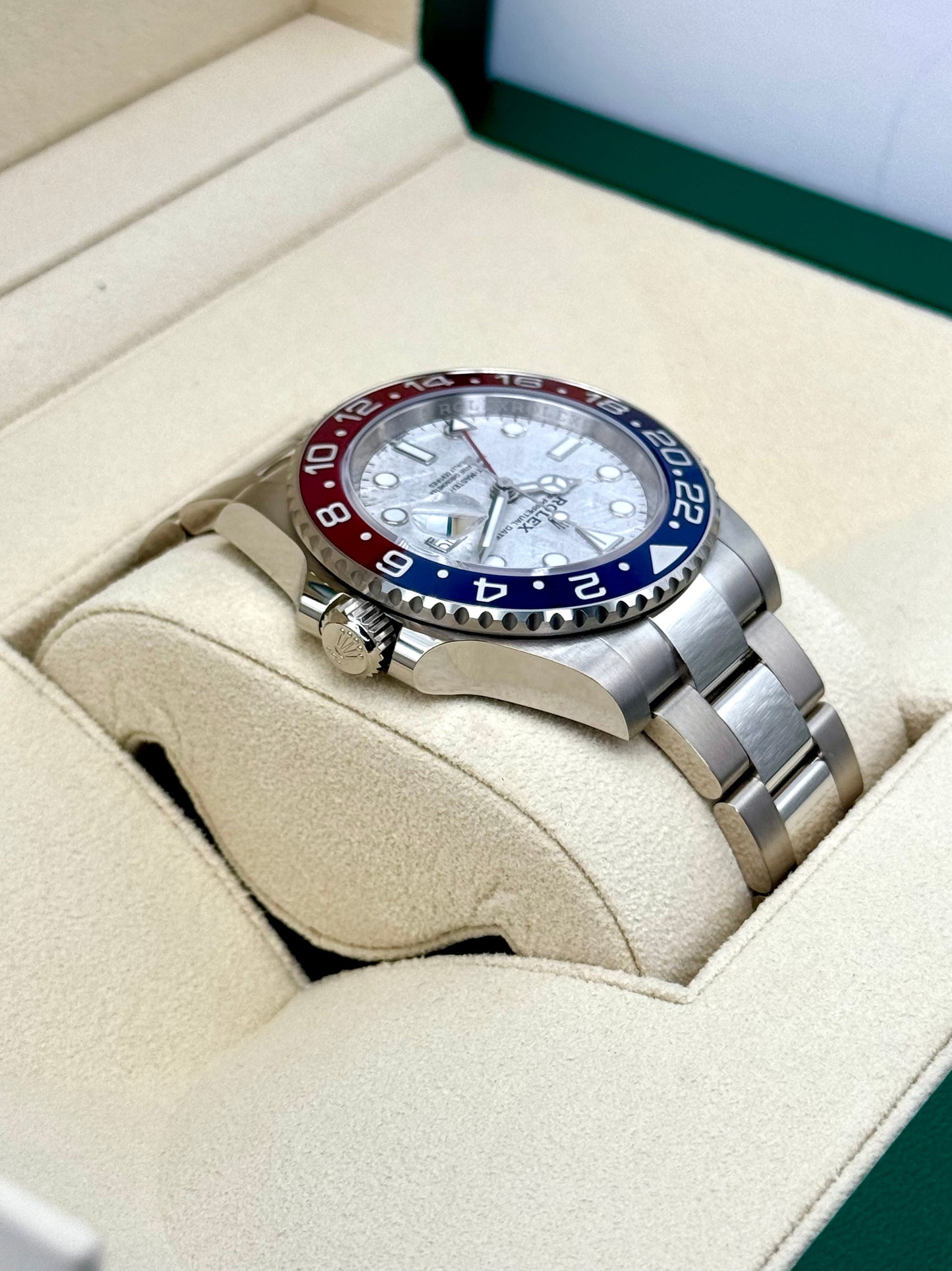NEW 2024 Rolex GMT-Master II "Pepsi" 40mm 126719BLRO Meteorite Dial - MyWatchLLC