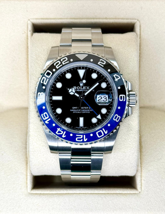 2018 Rolex GMT-Master II "Batman" 40mm 116710BLNR Oyster - MyWatchLLC