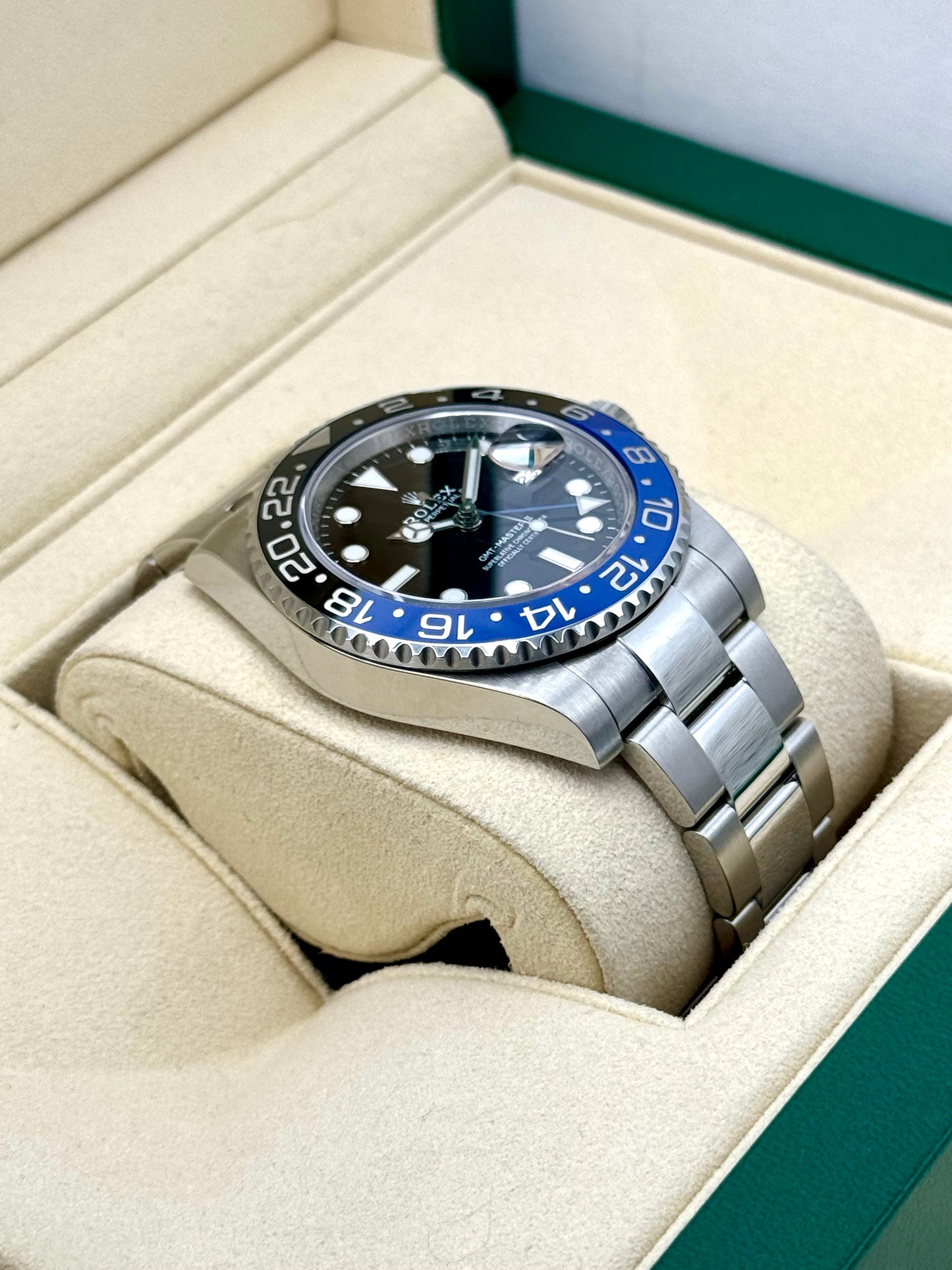 2018 Rolex GMT-Master II "Batman" 40mm 116710BLNR Oyster - MyWatchLLC