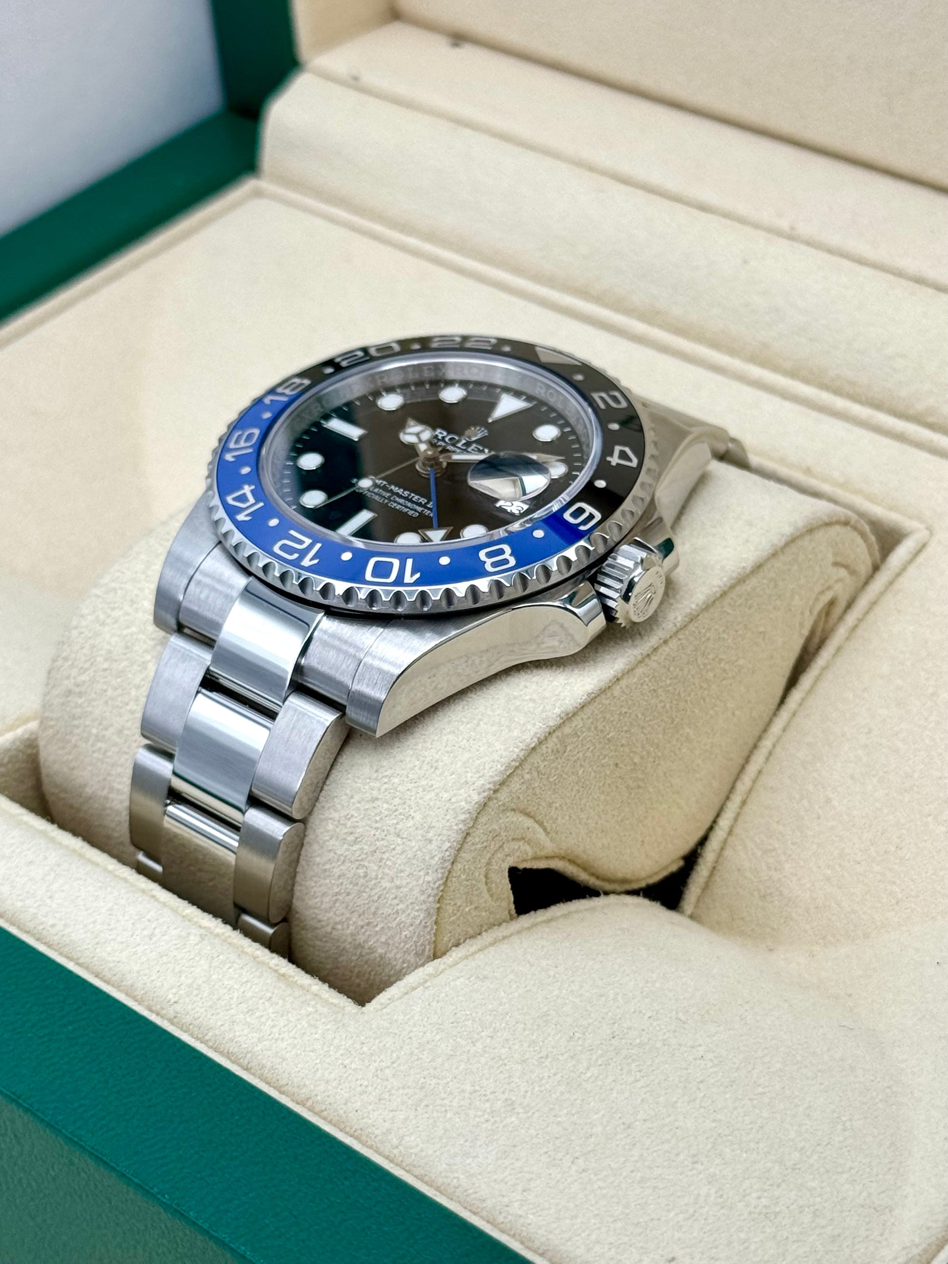 2018 Rolex GMT-Master II "Batman" 40mm 116710BLNR Oyster - MyWatchLLC