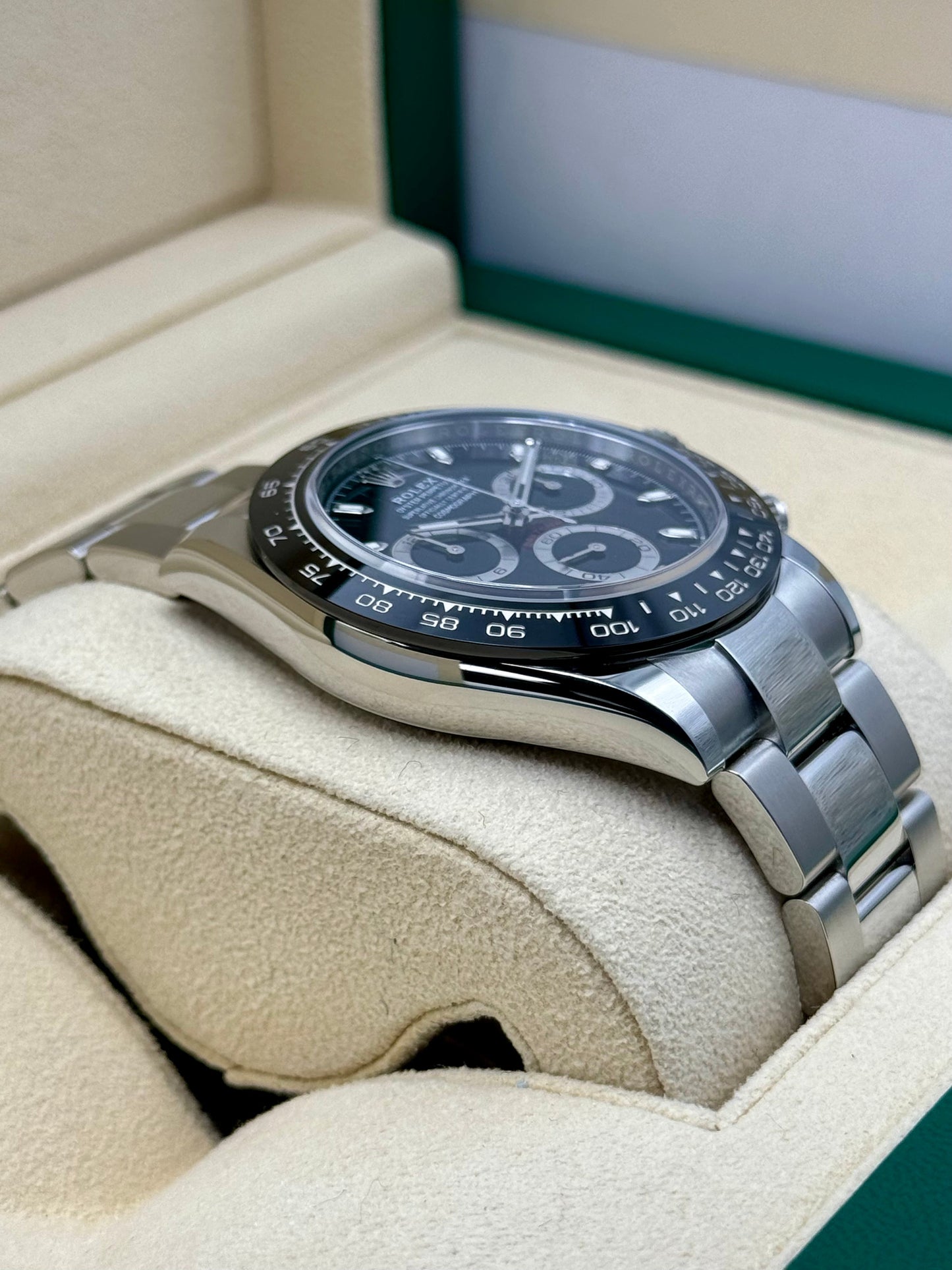 NEW 2022 Rolex Daytona 40mm 116500LN Stainless Steel Black Dial - MyWatchLLC