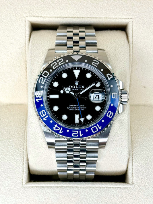 2019 Rolex GMT-Master II “Batgirlâ€?40mm 126710BLNR Jubilee Black Dial - MyWatchLLC