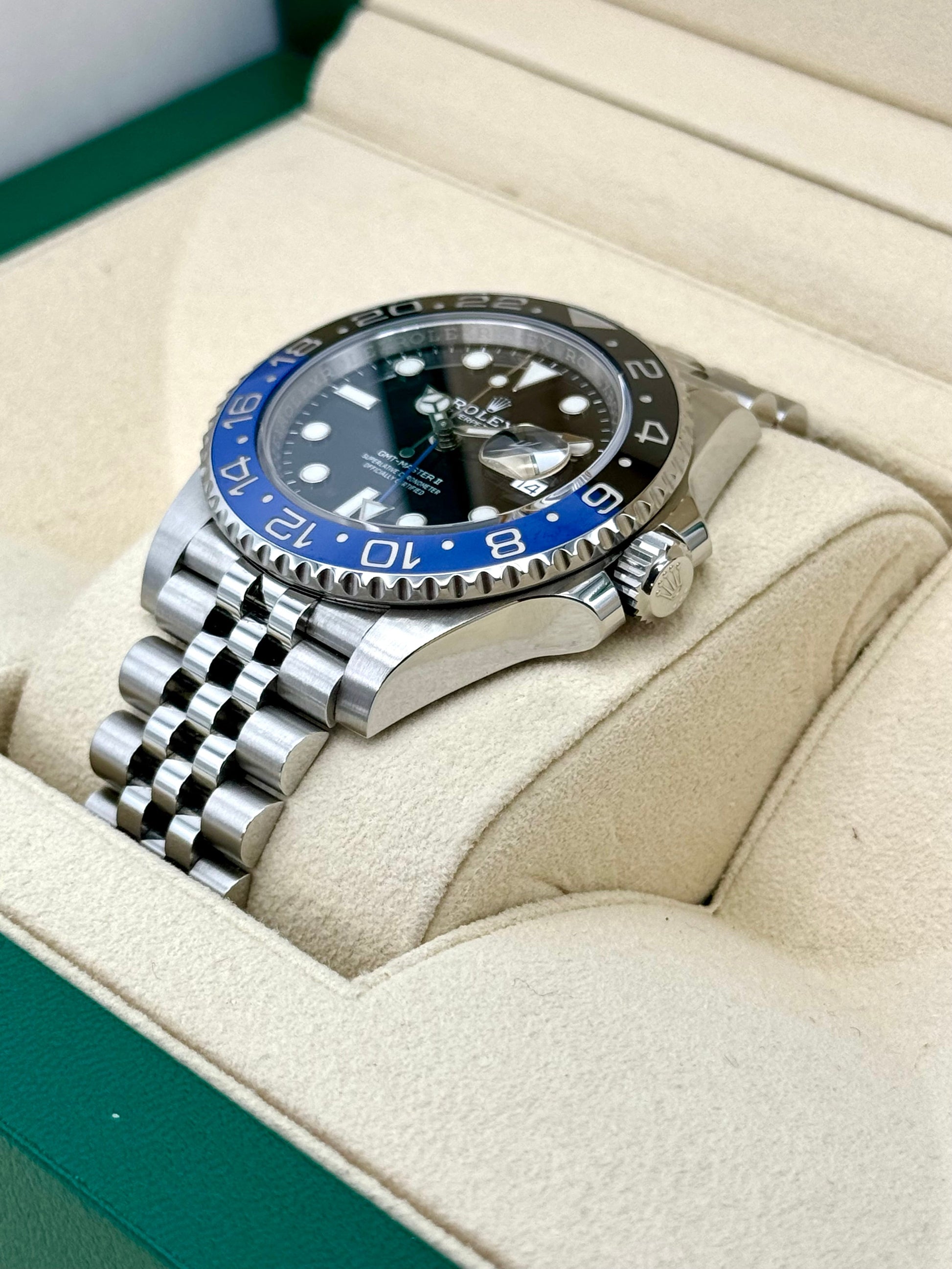 2019 Rolex GMT-Master II “Batgirlâ€?40mm 126710BLNR Jubilee Black Dial - MyWatchLLC