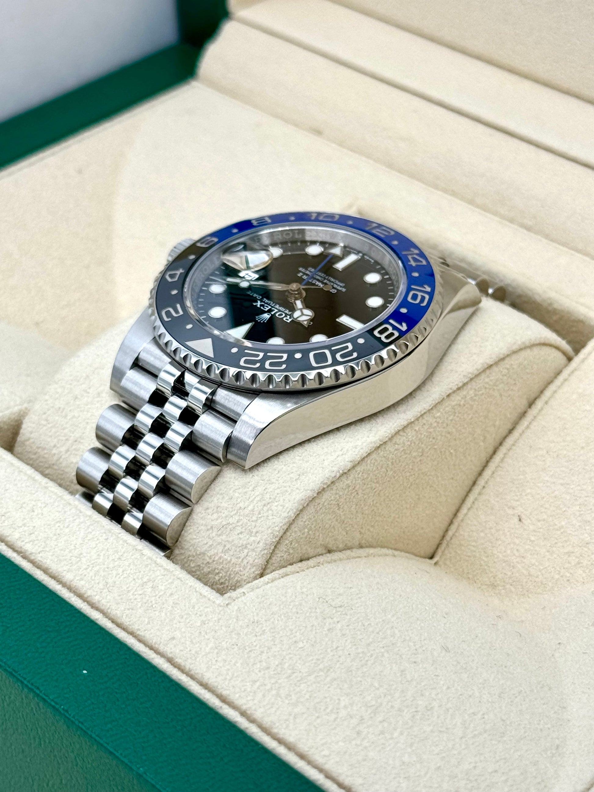 2019 Rolex GMT-Master II “Batgirlâ€?40mm 126710BLNR Jubilee Black Dial - MyWatchLLC