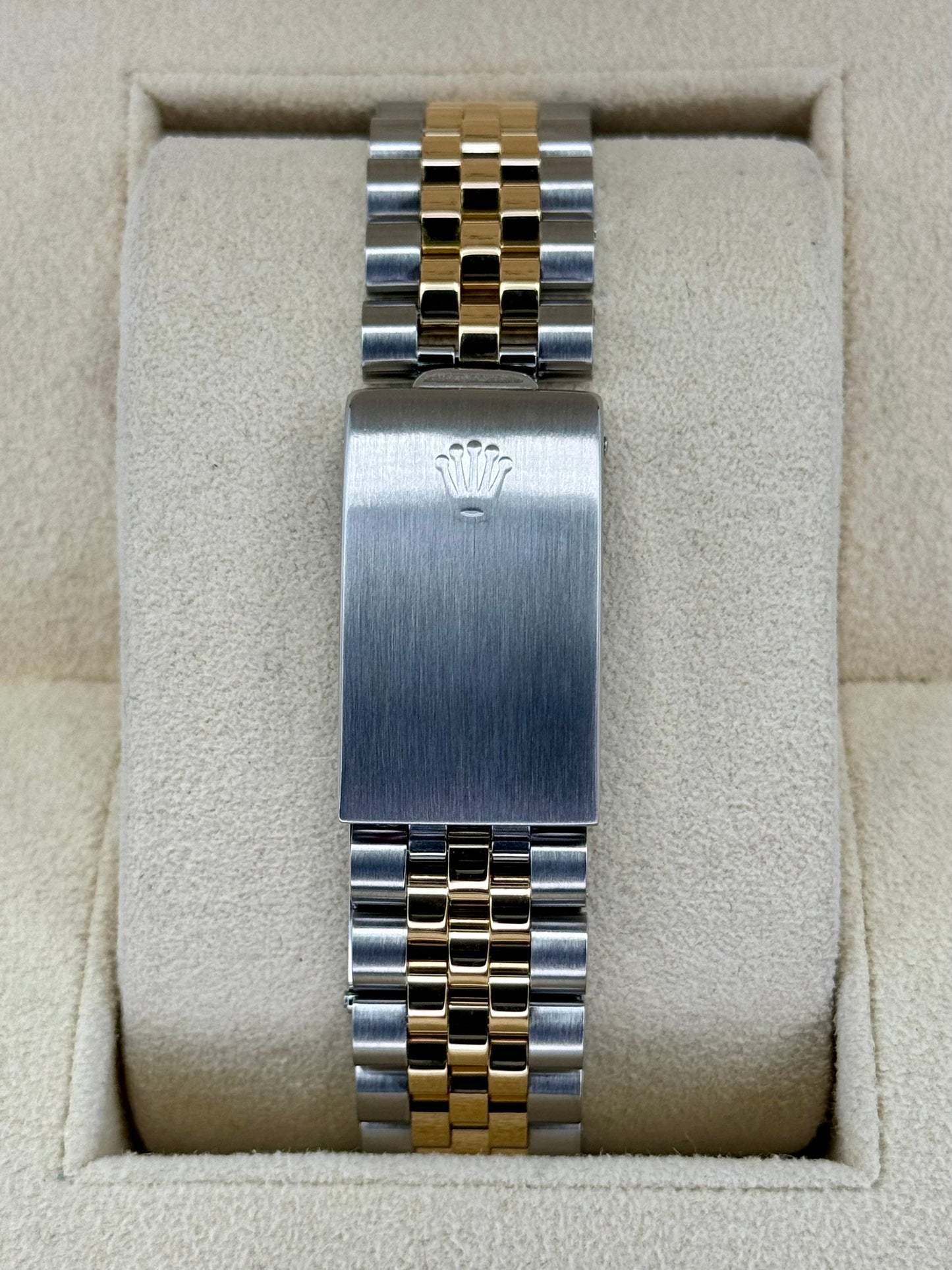 Rolex Datejust 36mm 16233 Two-Tone Jubilee Roman Numeral Pyramid Dial - MyWatchLLC