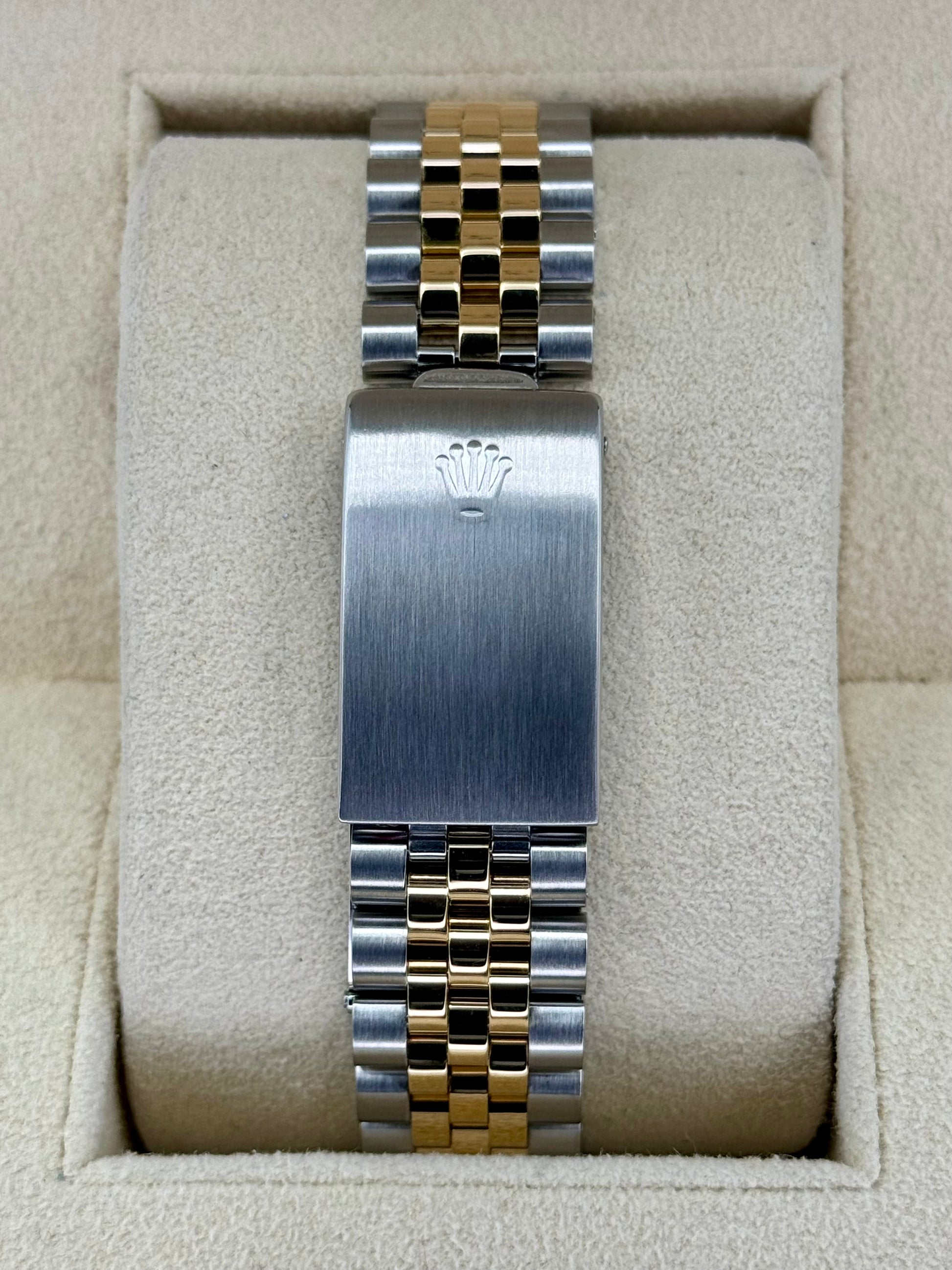 Rolex Datejust 36mm 16233 Two-Tone Jubilee Roman Numeral Pyramid Dial - MyWatchLLC