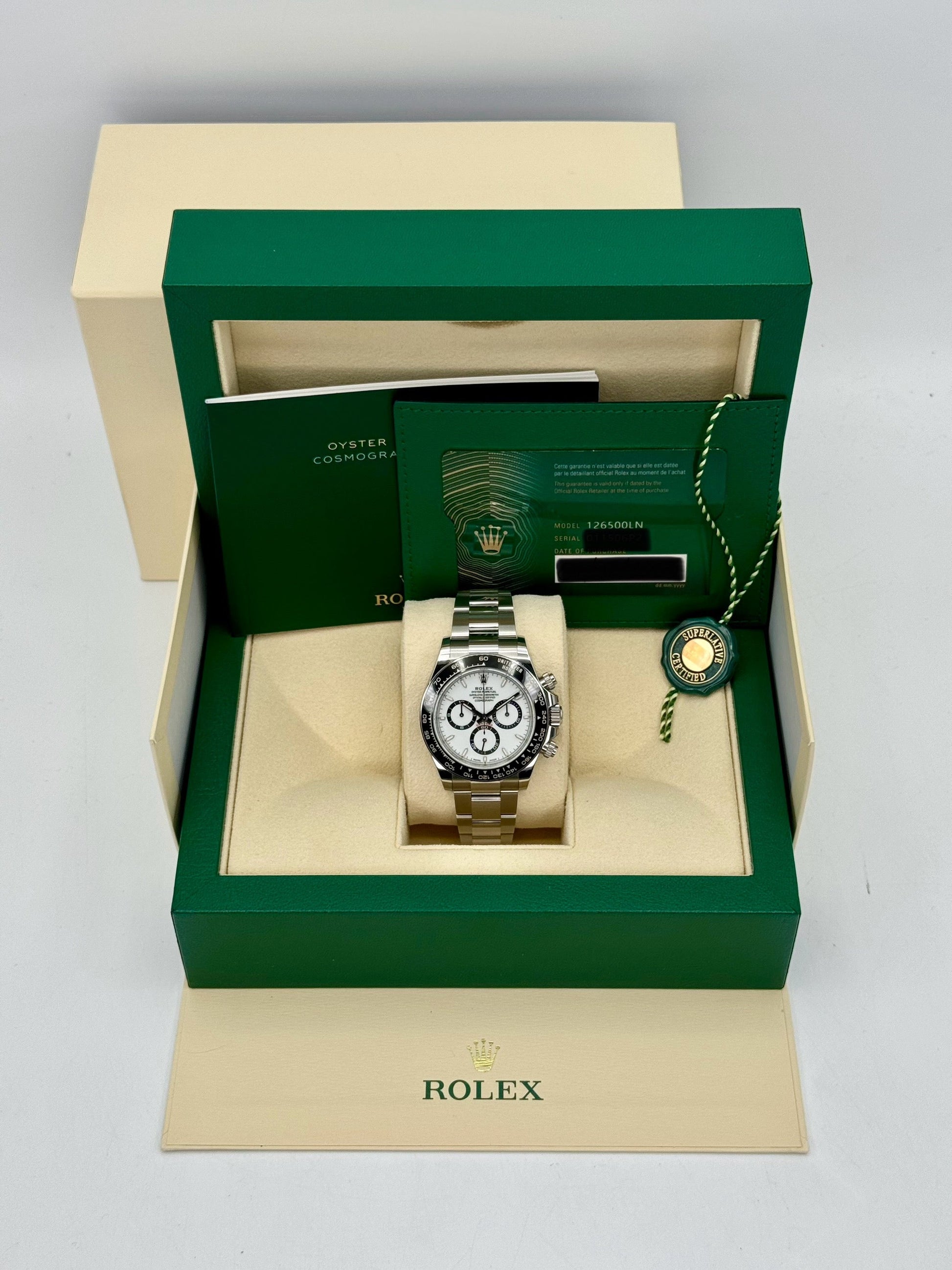NEW Rolex Daytona 126500LN Steel Panda NEWEST VERSION JUST RELEASED - MyWatchLLC
