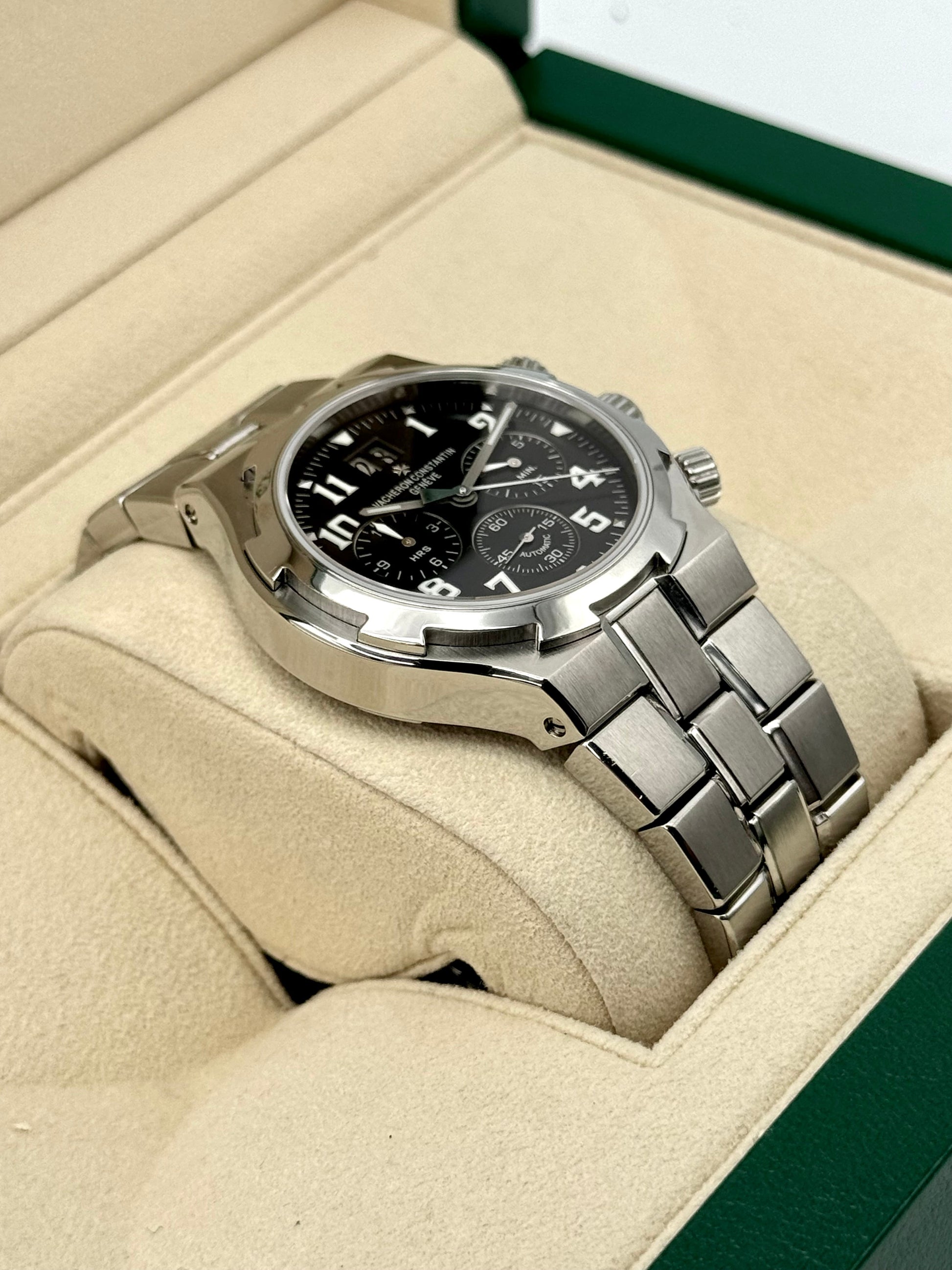 Vacheron Constantin Overseas Chrono 40mm 49140/423A-8886 Black Dial - MyWatchLLC