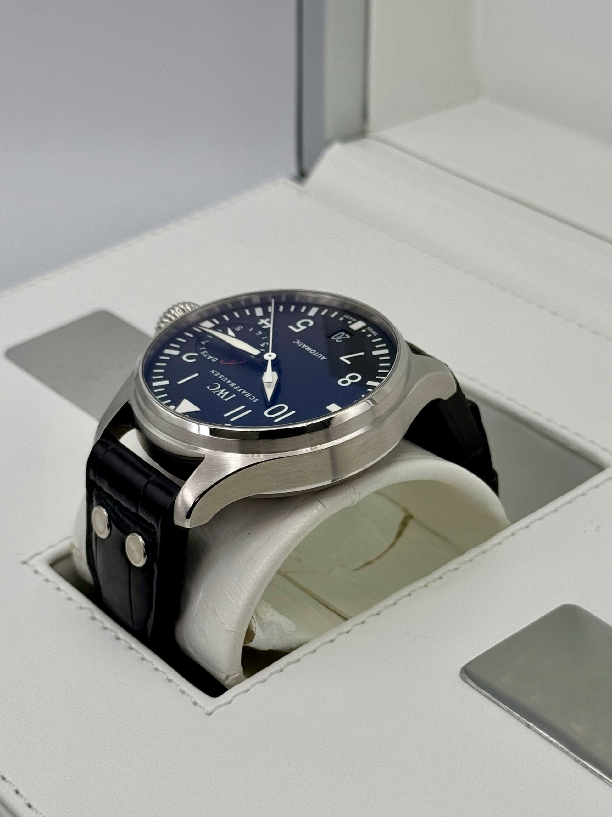 2010 IWC Big Pilot 46mm IW500401 Stainless Steel Black Dial - MyWatchLLC