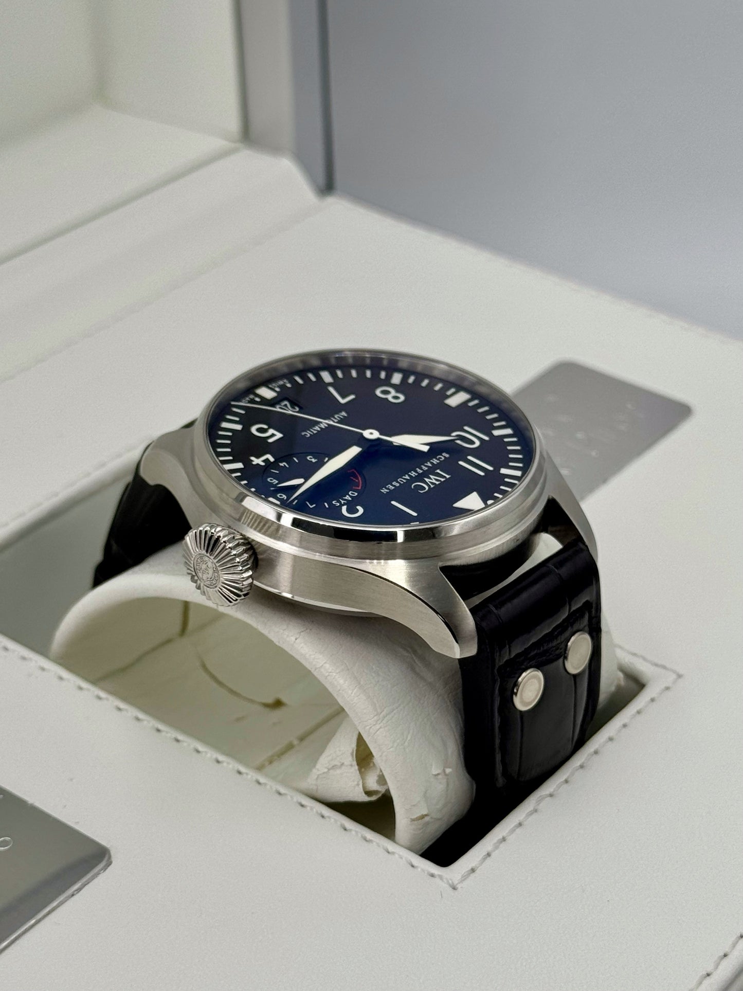 2010 IWC Big Pilot 46mm IW500401 Stainless Steel Black Dial - MyWatchLLC