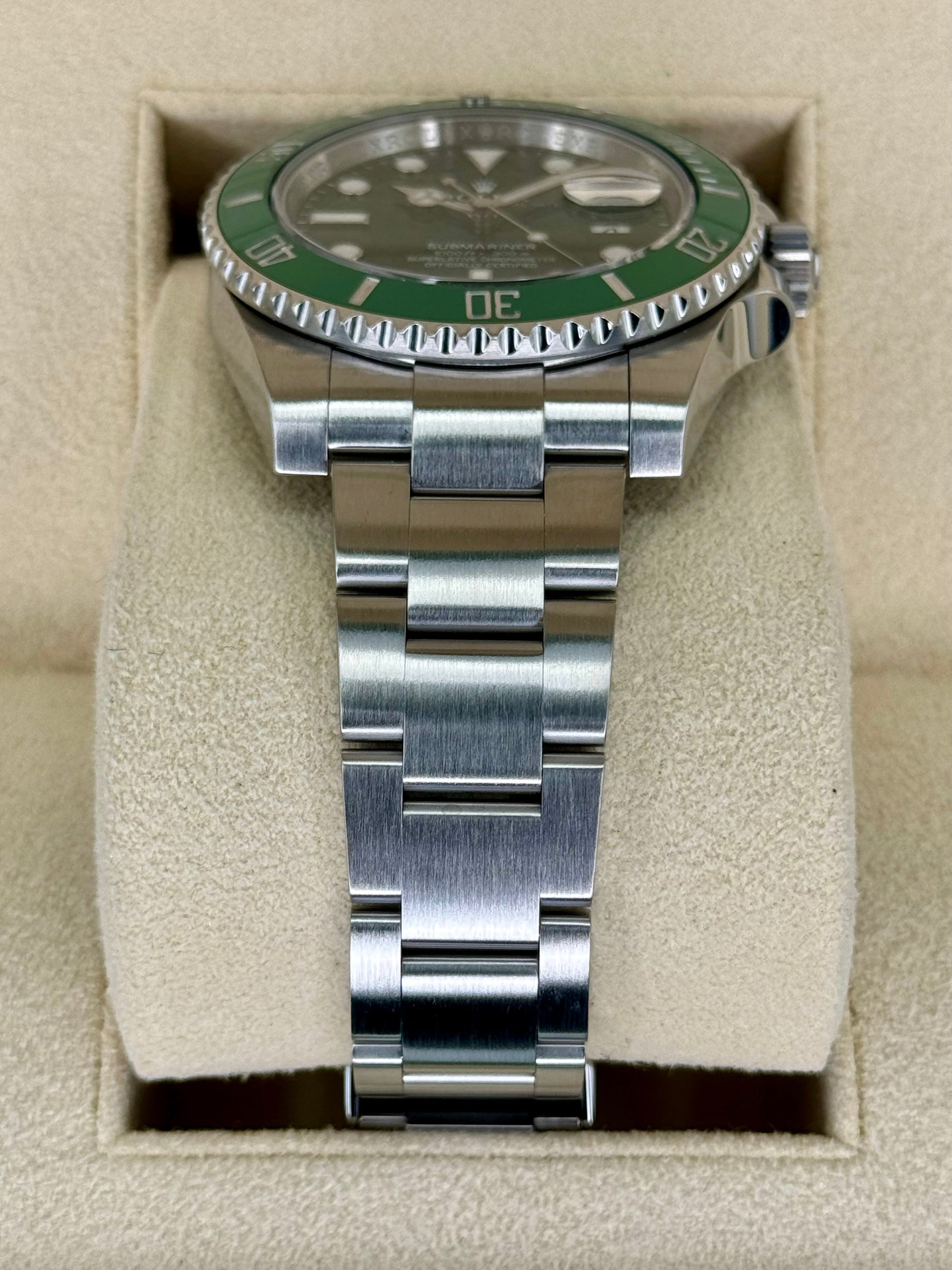 2015 Rolex Submariner Date "Hulk" 40mm 116610LV Green Dial - MyWatchLLC