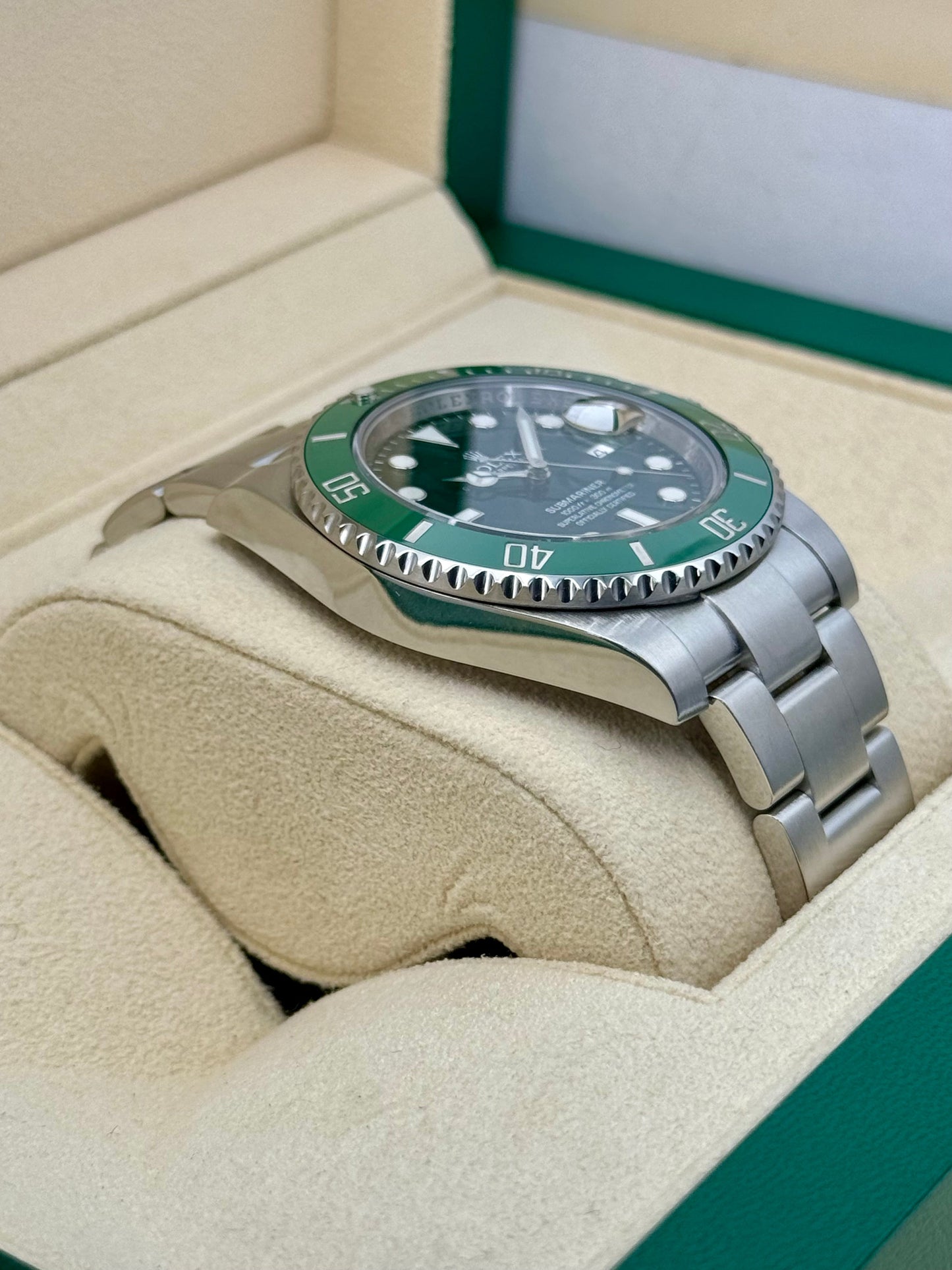 2015 Rolex Submariner Date "Hulk" 40mm 116610LV Green Dial - MyWatchLLC