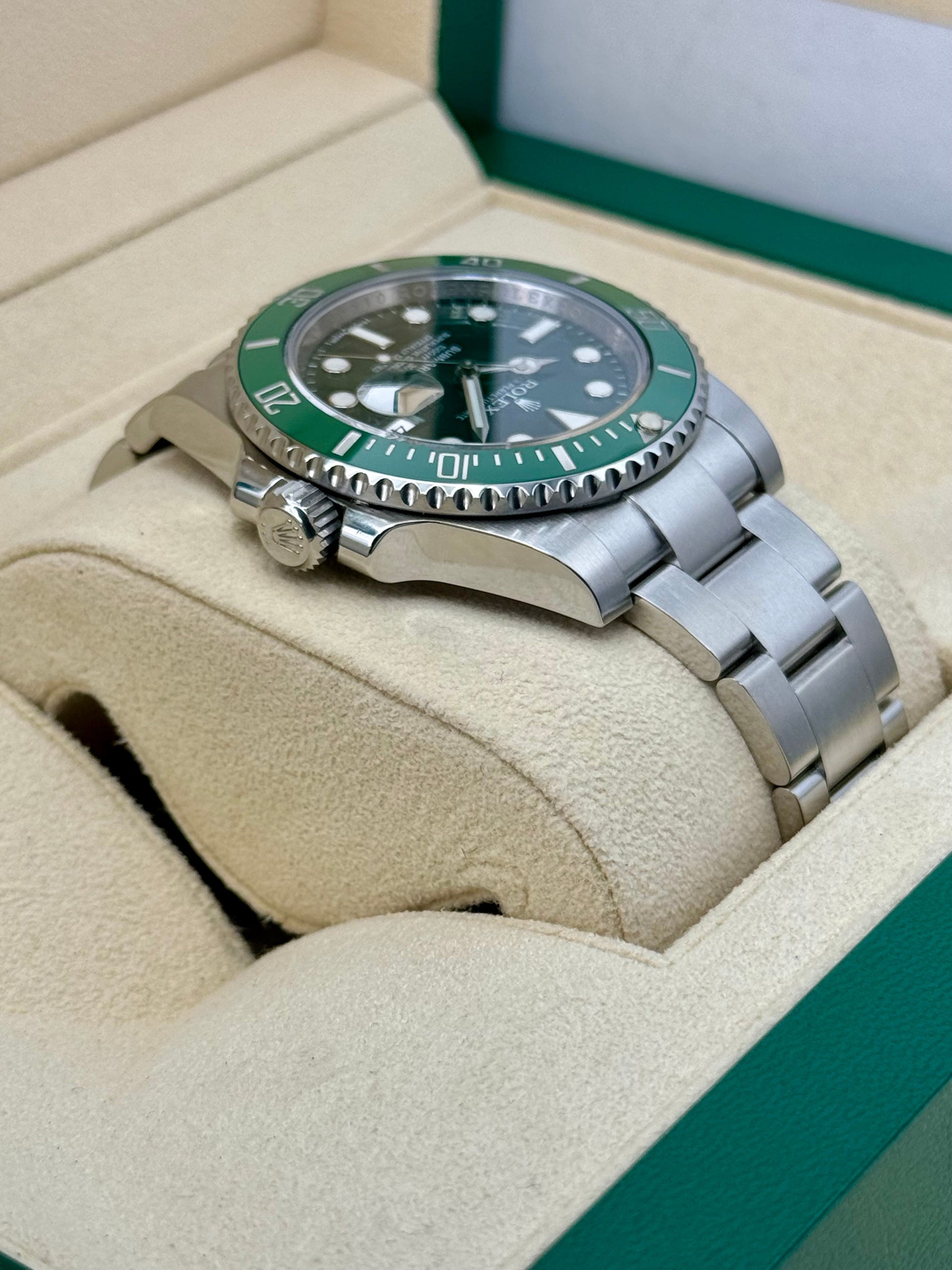 2015 Rolex Submariner Date "Hulk" 40mm 116610LV Green Dial - MyWatchLLC