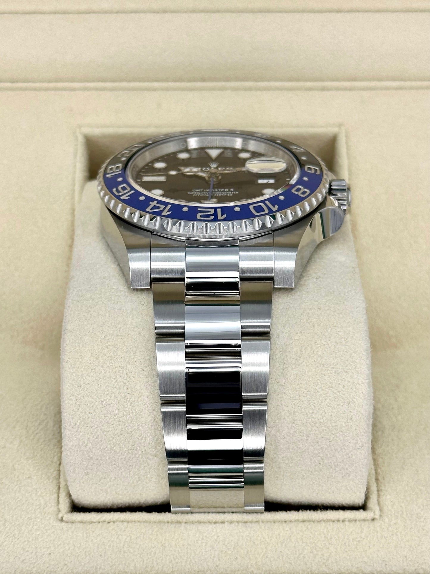 NEW 2024 Rolex GMT-Master II "Batman" 40mm 126710BLNR Oyster Black Dial - MyWatchLLC