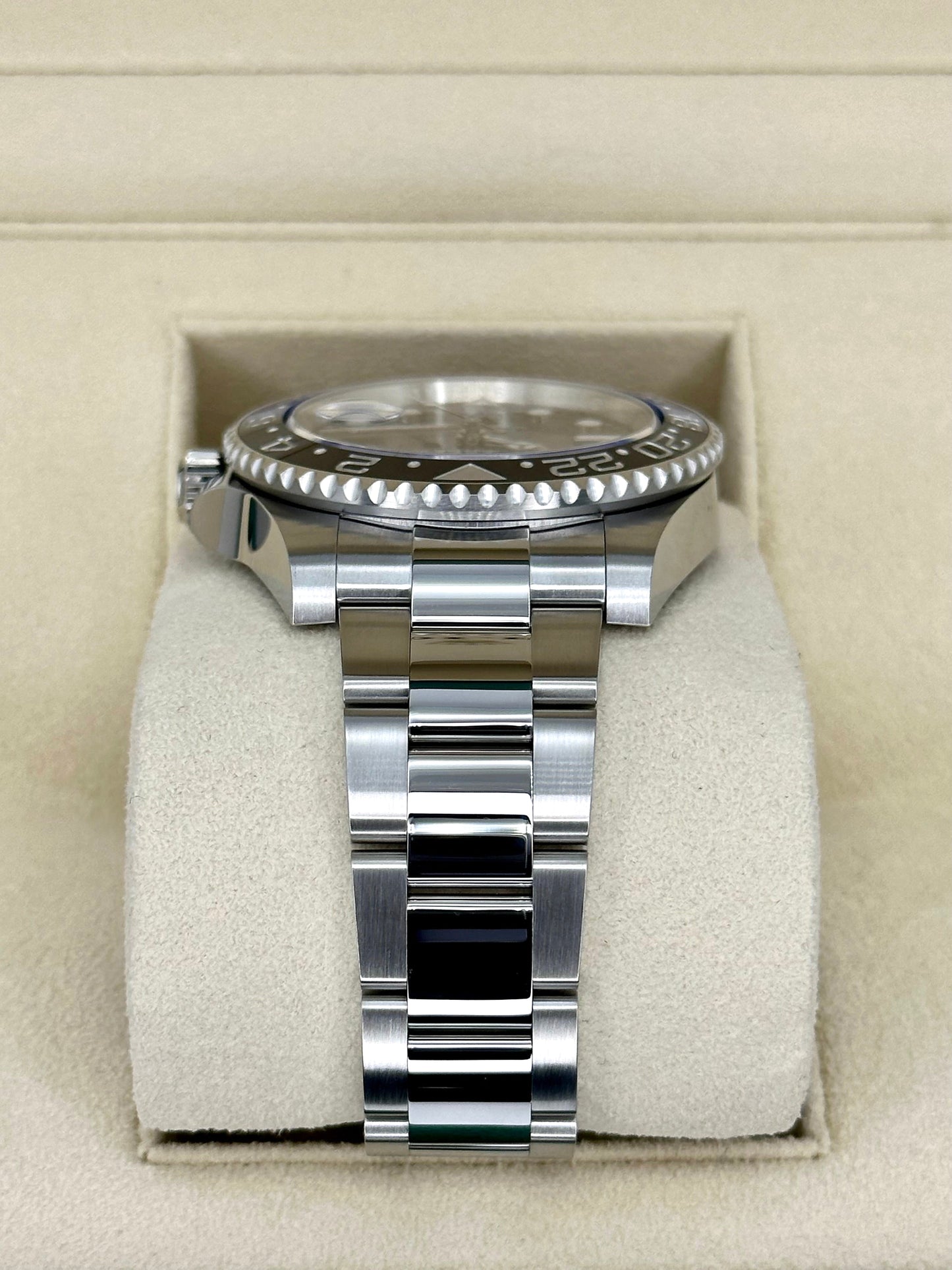 NEW 2024 Rolex GMT-Master II "Batman" 40mm 126710BLNR Oyster Black Dial - MyWatchLLC