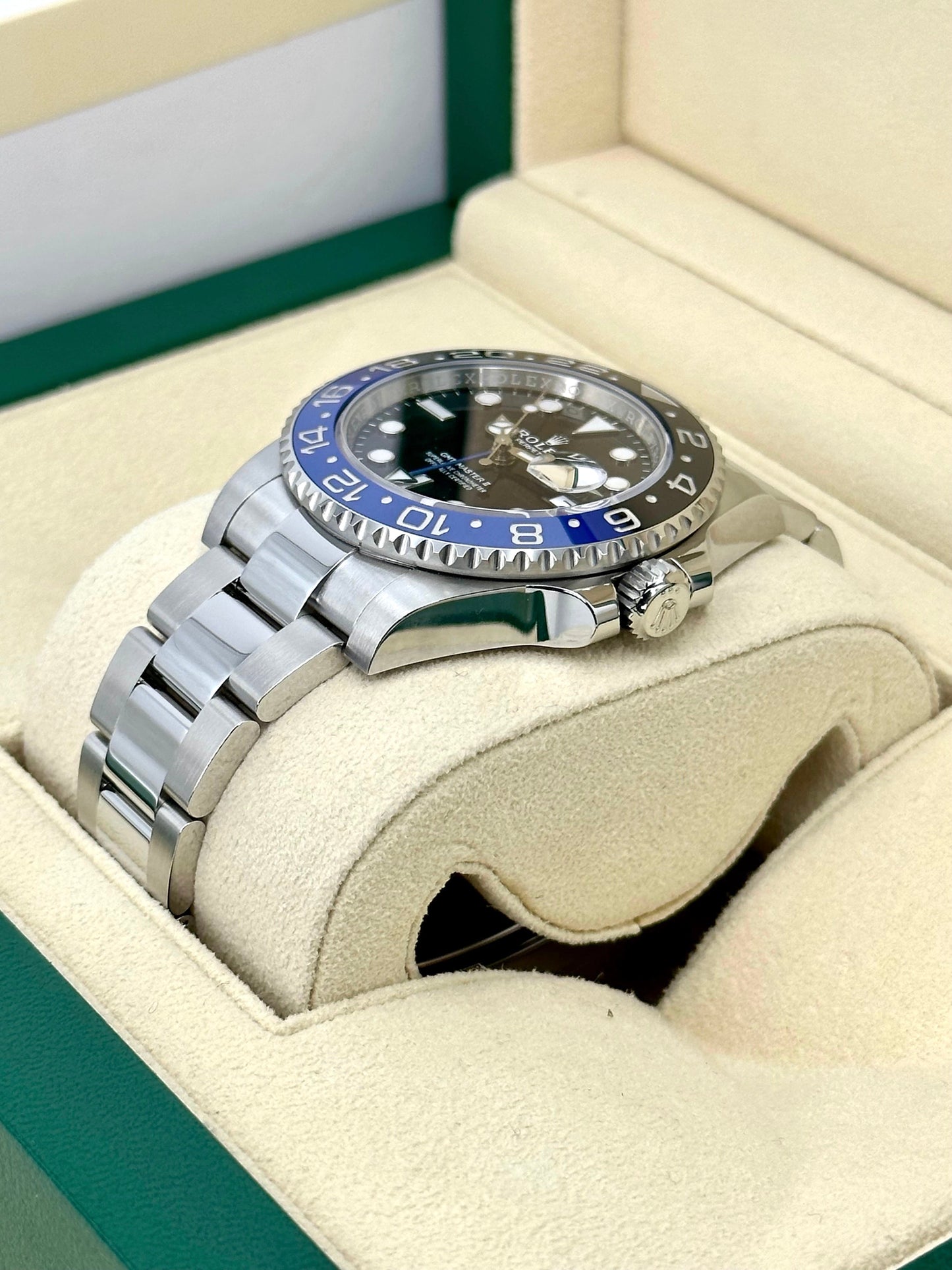 NEW 2024 Rolex GMT-Master II "Batman" 40mm 126710BLNR Oyster Black Dial - MyWatchLLC