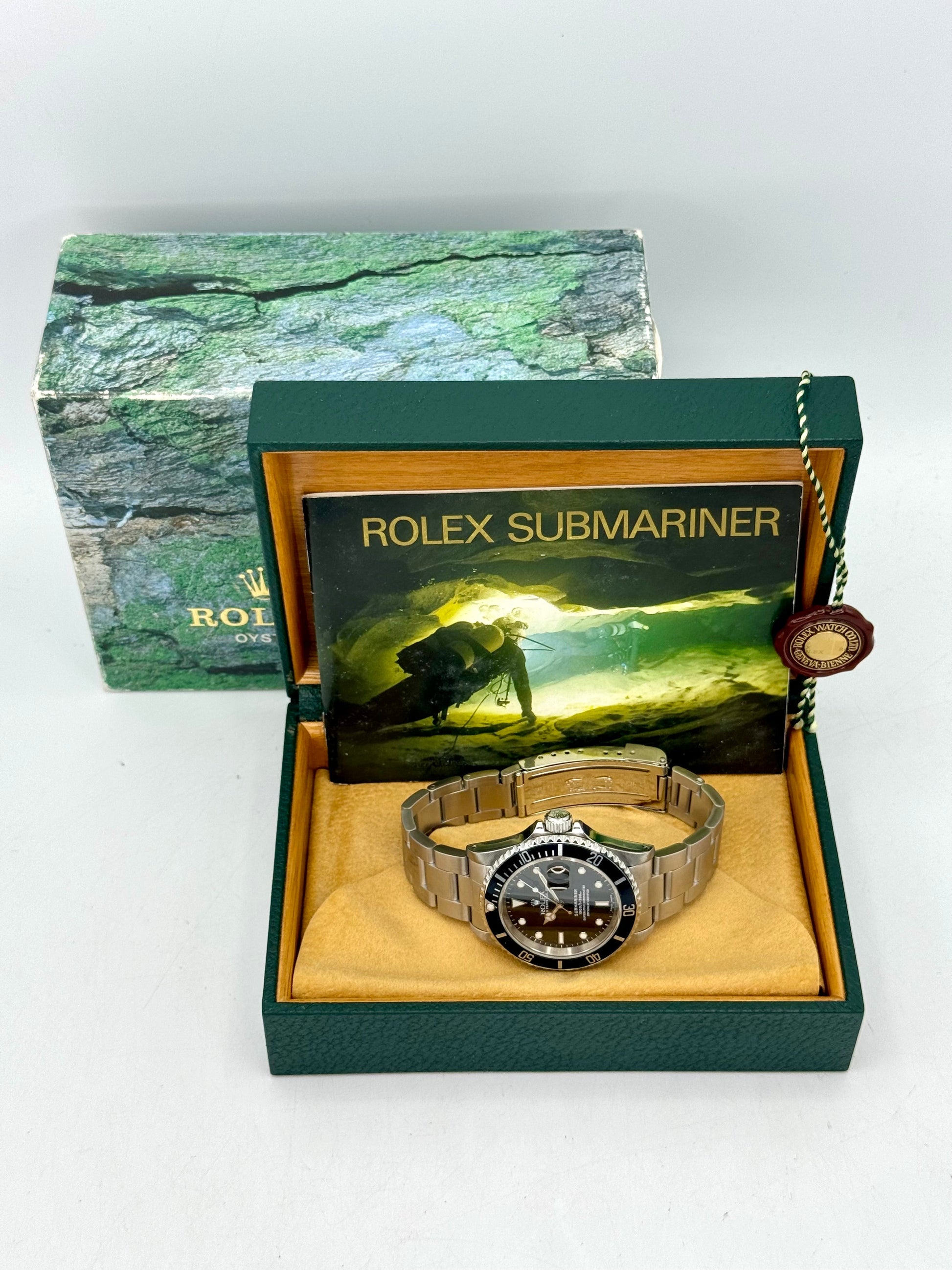 2001 Rolex Submariner Date 40mm 16610 Stainless Steel Black Dial - MyWatchLLC