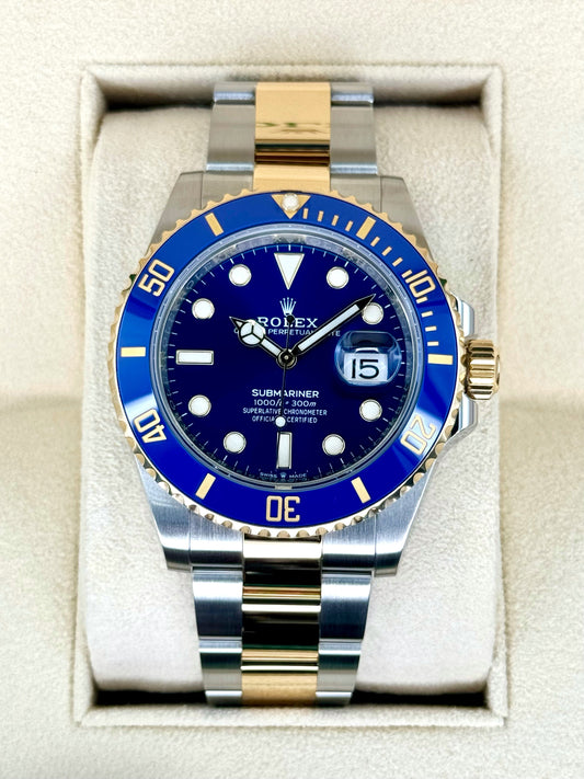 2020 Rolex Submariner "Bluesy" 41mm 126613LB Two-Tone Blue Dial - MyWatchLLC