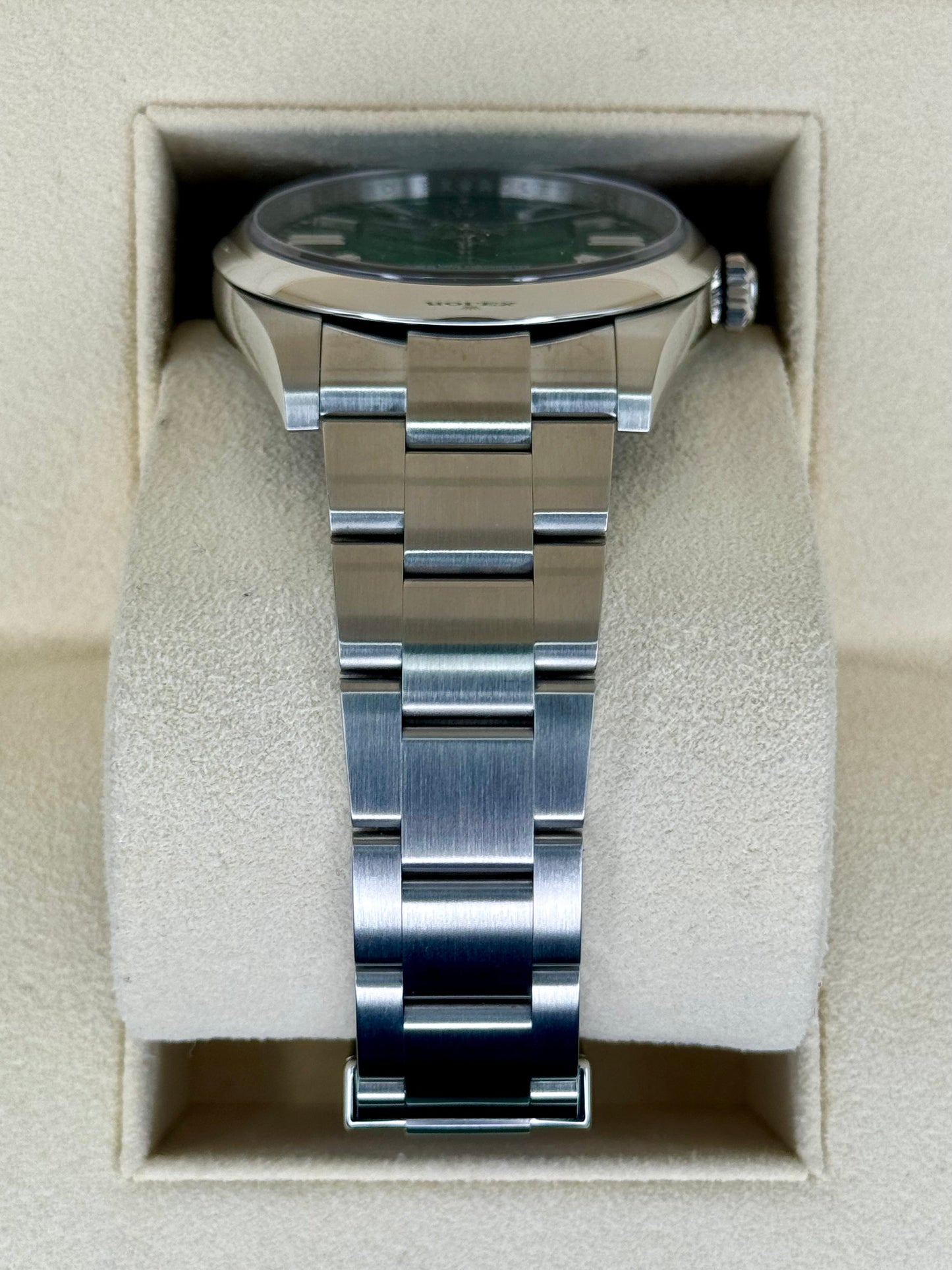 NEW 2023 Rolex Oyster Perpetual 41mm 124300 Green Dial - MyWatchLLC