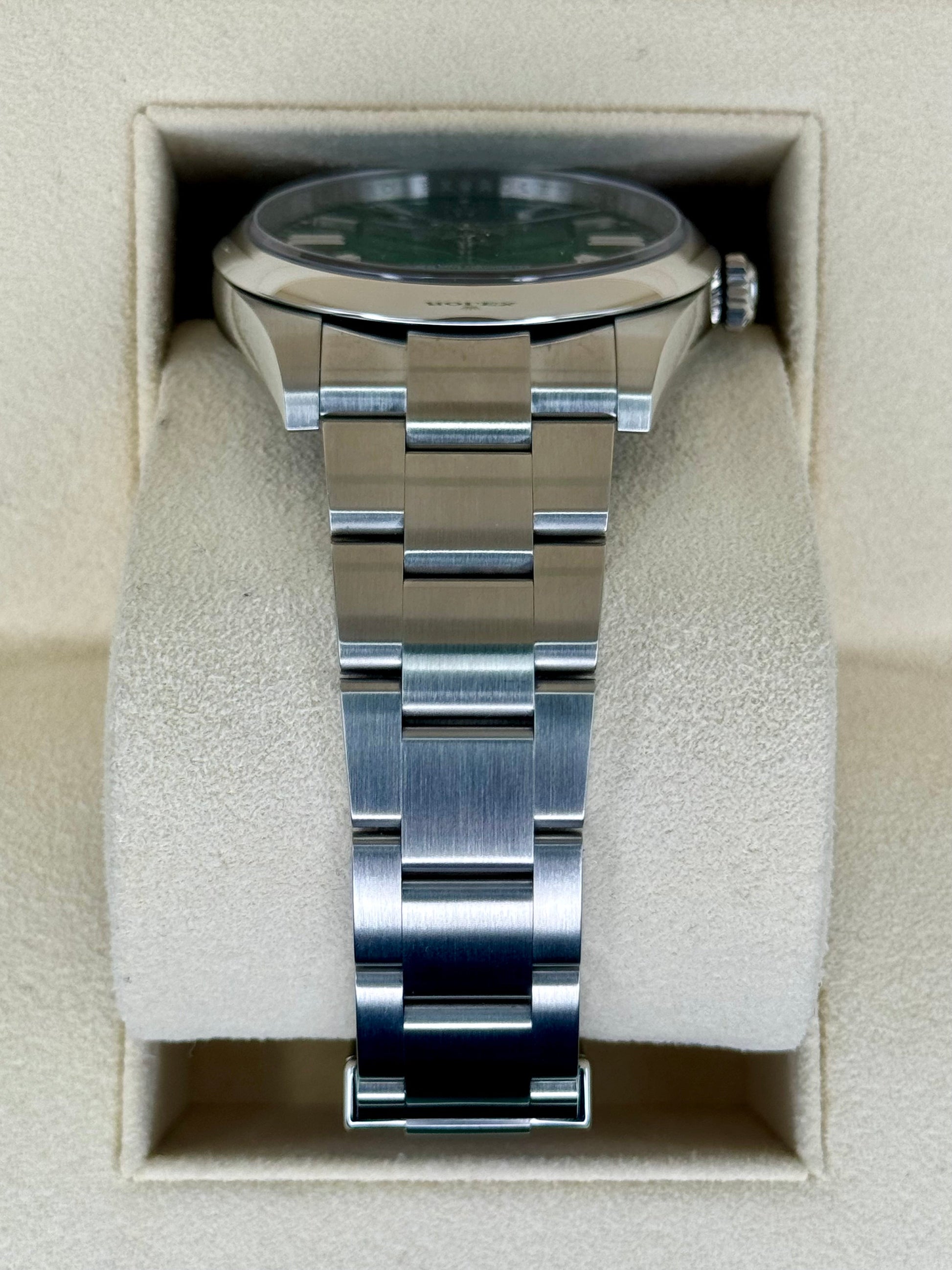 NEW 2023 Rolex Oyster Perpetual 41mm 124300 Green Dial - MyWatchLLC