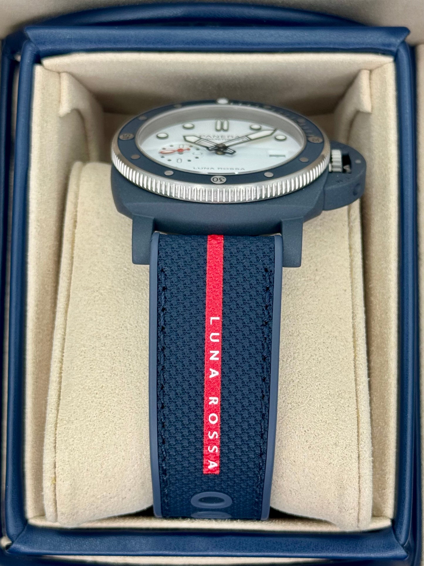 NEW 2025 Panerai Quarantaquattro 44mm PAM01543 Ceramic White Dial - MyWatchLLC