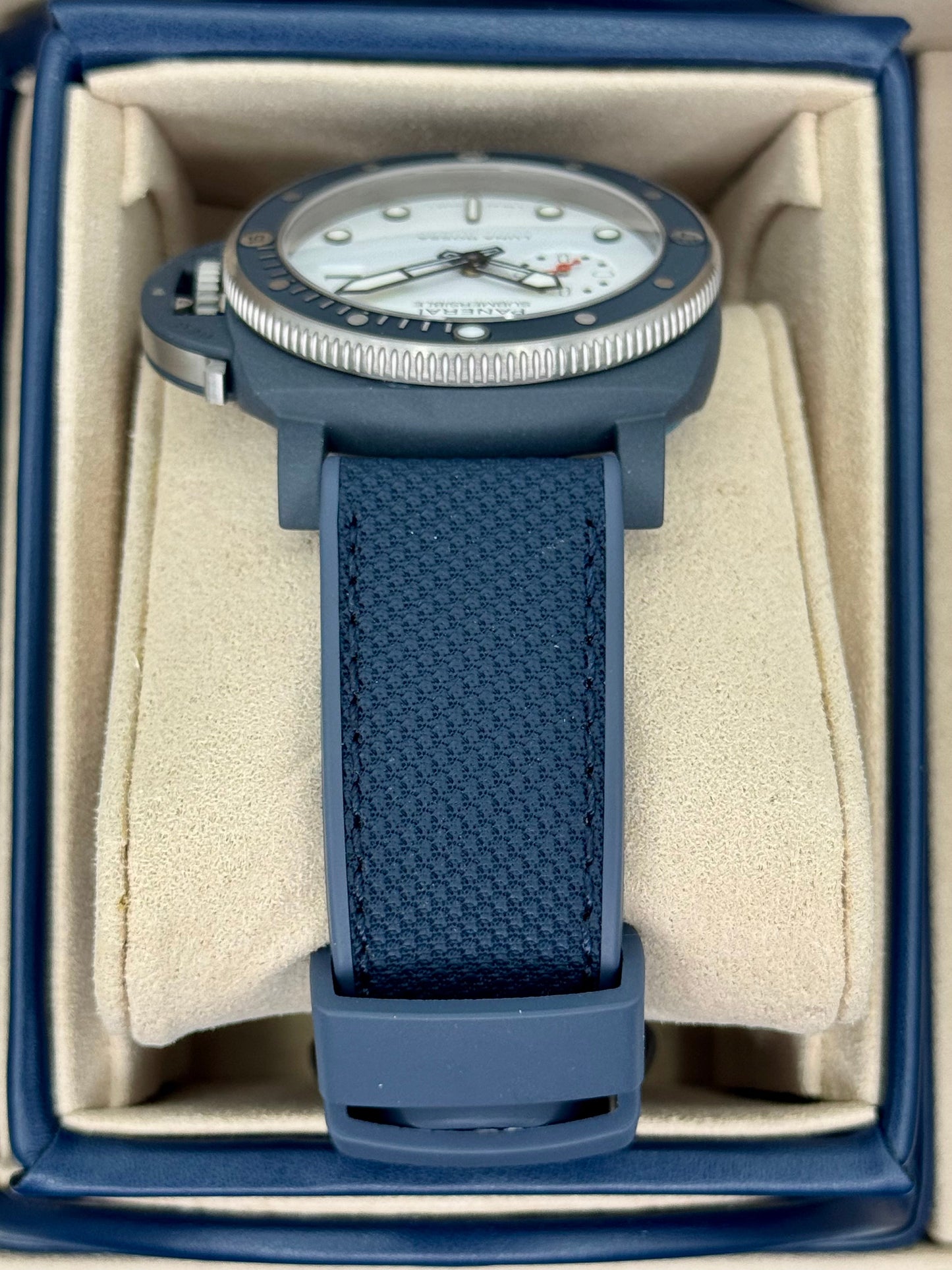 NEW 2025 Panerai Quarantaquattro 44mm PAM01543 Ceramic White Dial - MyWatchLLC