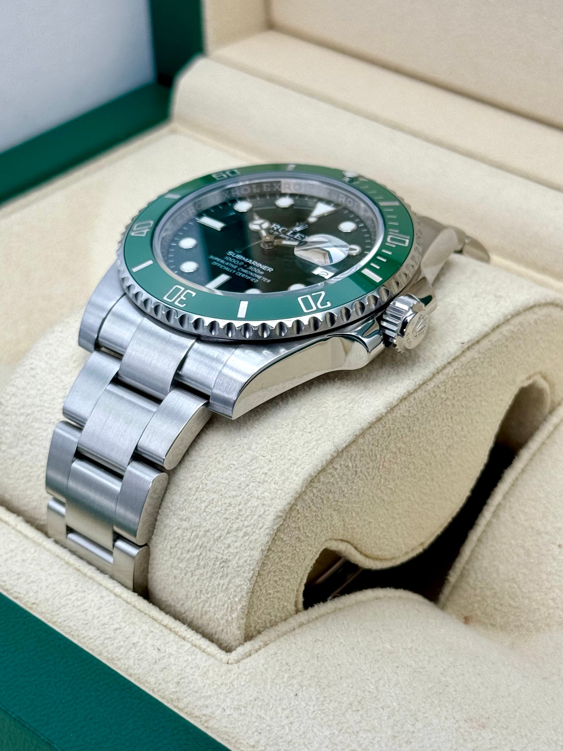 2019 Rolex Submariner "Hulk" 40mm 116610LV Green Dial - MyWatchLLC