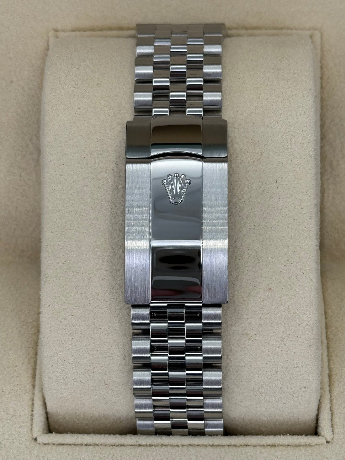 2023 Rolex Datejust 41mm 126334 Steel Jubilee Grey 10 Diamond Dial - MyWatchLLC