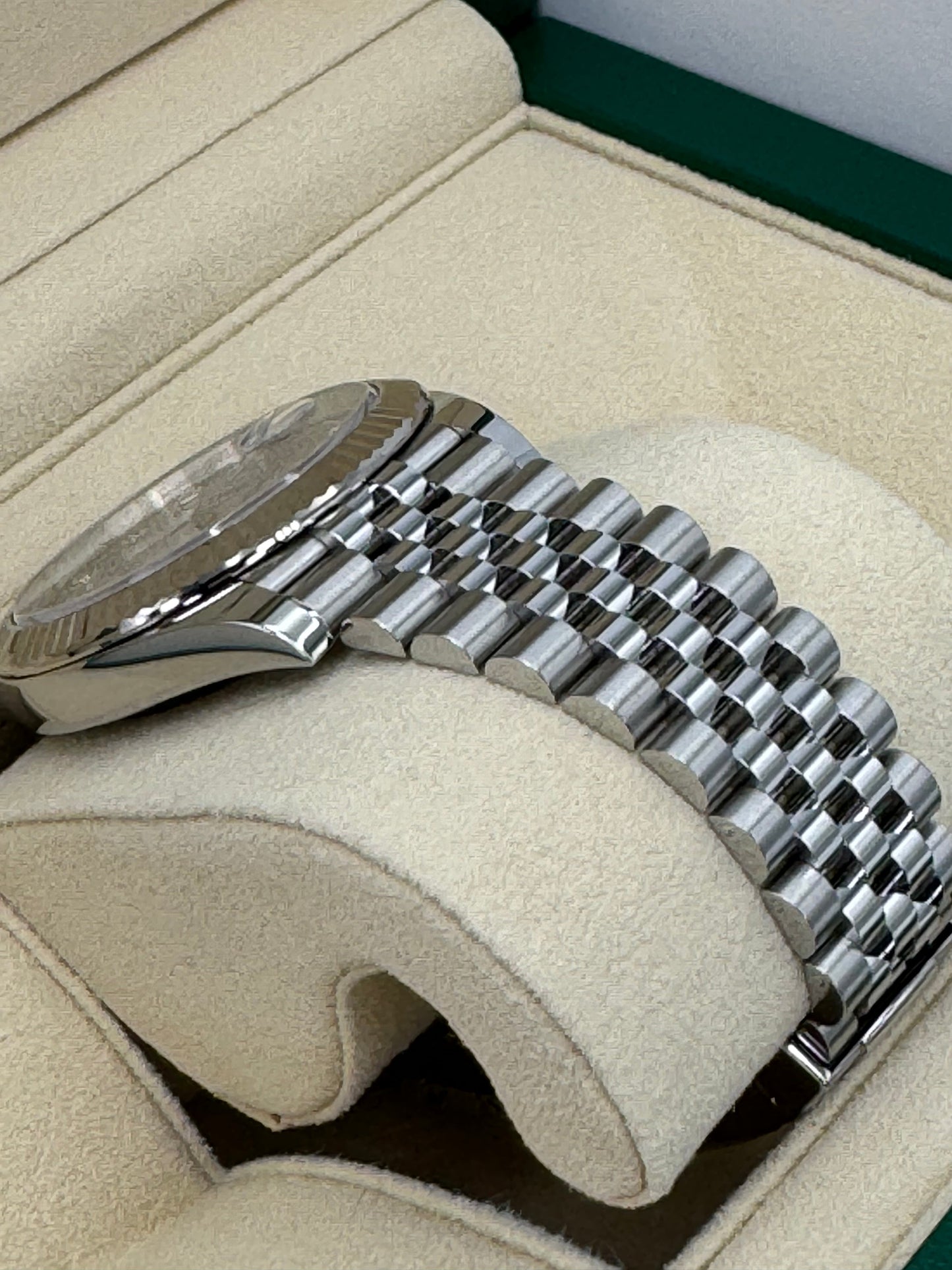 2023 Rolex Datejust 41mm 126334 Steel Jubilee Grey 10 Diamond Dial - MyWatchLLC