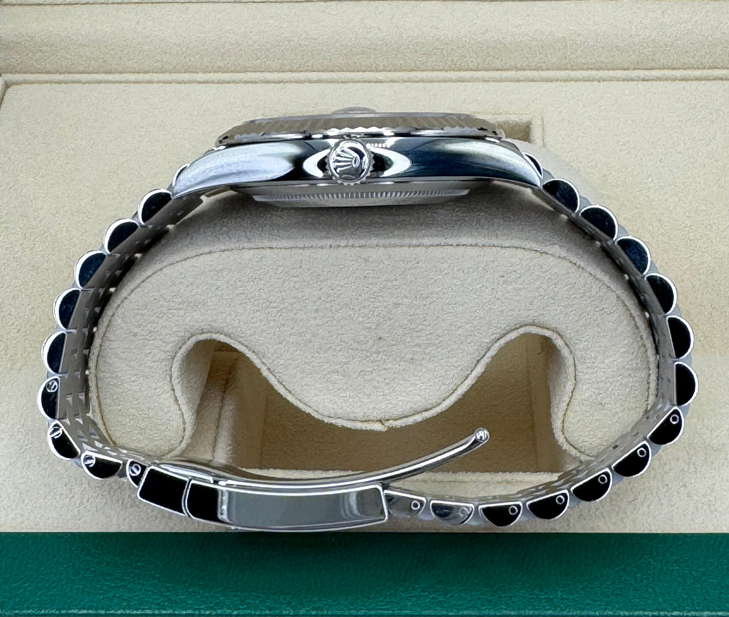 2023 Rolex Datejust 41mm 126334 Steel Jubilee Grey 10 Diamond Dial - MyWatchLLC