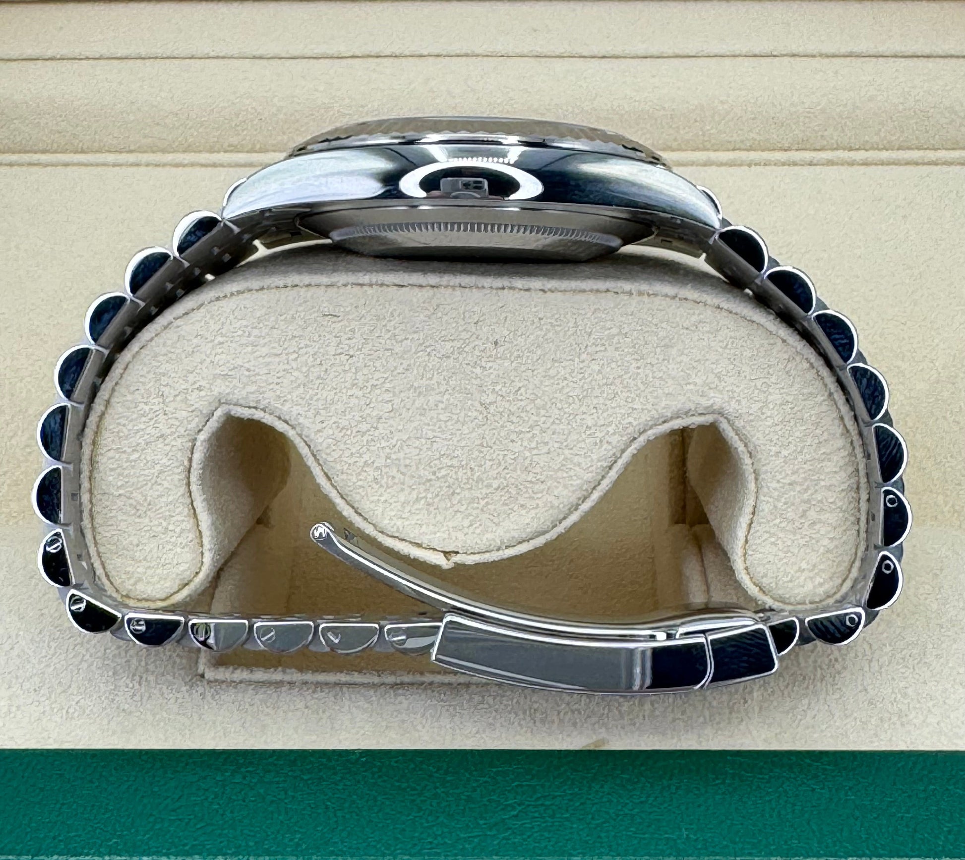 2023 Rolex Datejust 41mm 126334 Steel Jubilee Grey 10 Diamond Dial - MyWatchLLC