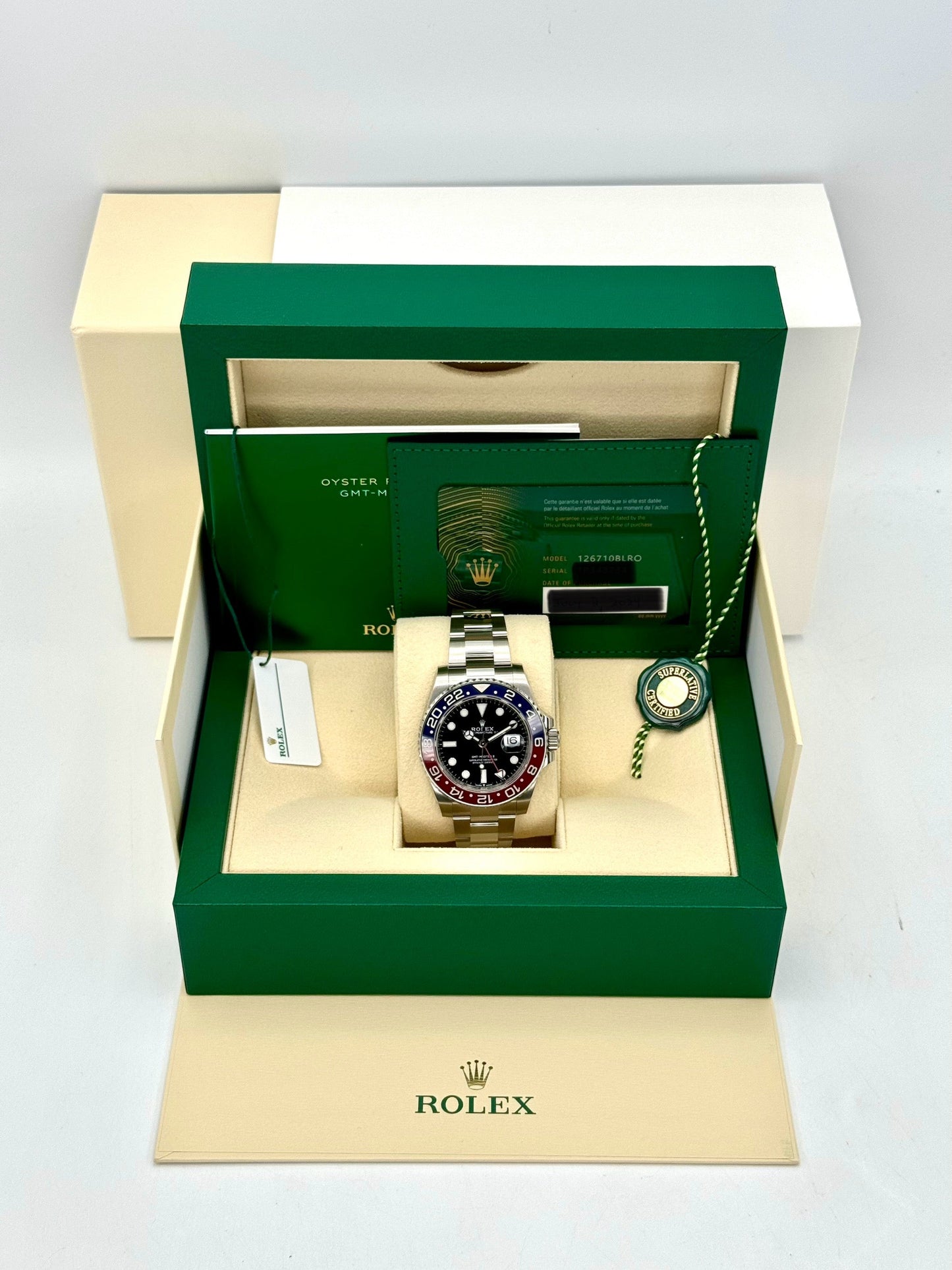 NEW 2024 Rolex GMT-Master II "Pepsi" 40mm 126710BLRO Oyster - MyWatchLLC