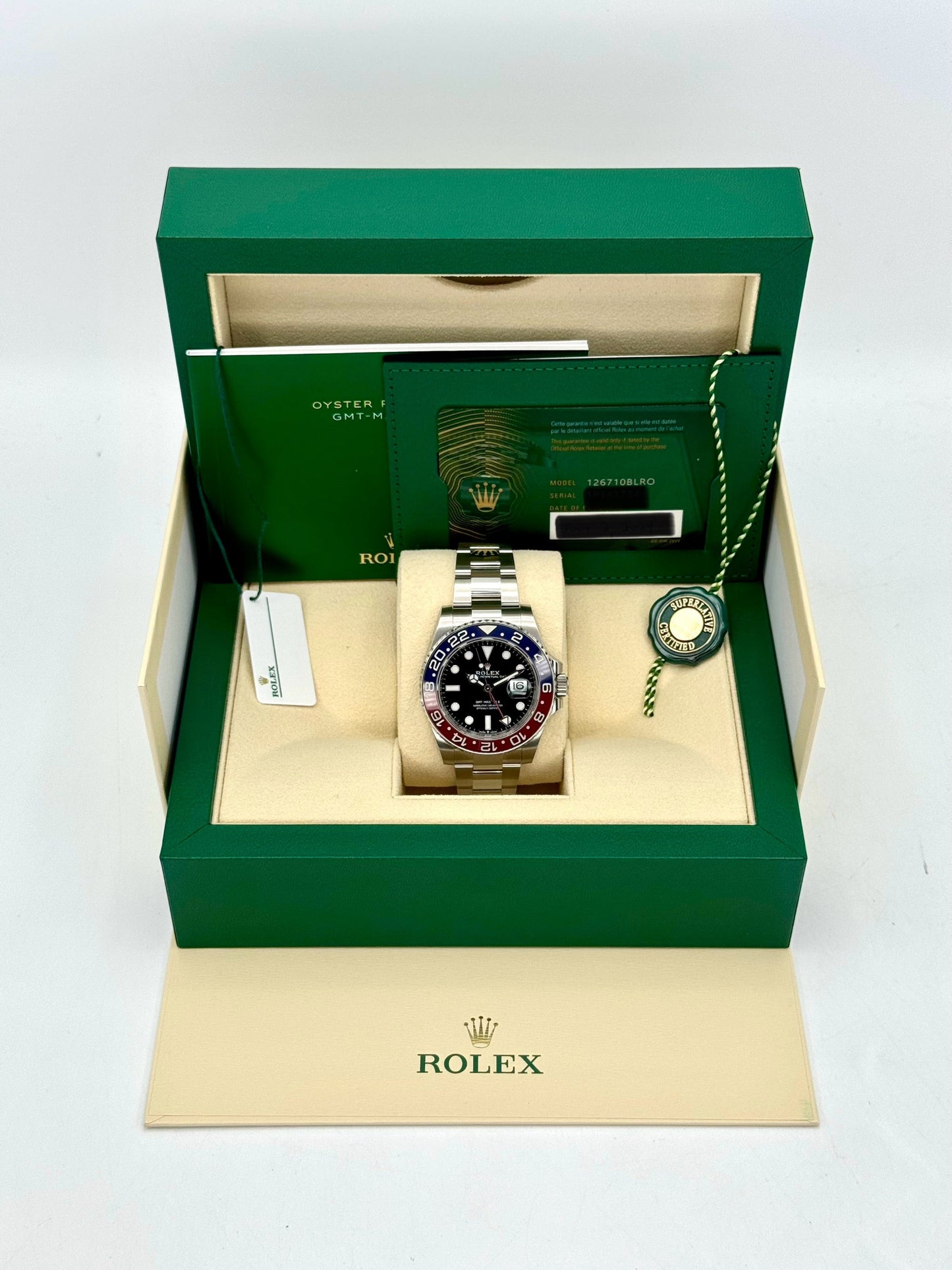 NEW 2024 Rolex GMT-Master II "Pepsi" 40mm 126710BLRO Oyster - MyWatchLLC
