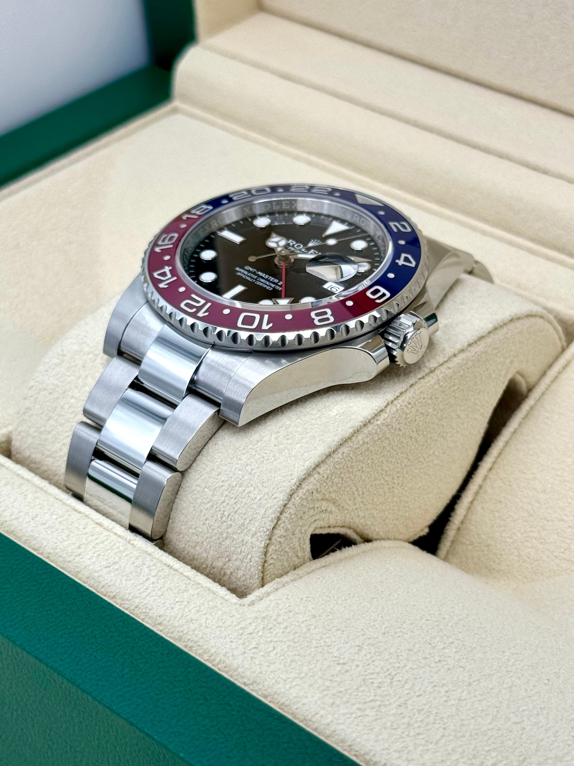 NEW 2024 Rolex GMT-Master II "Pepsi" 40mm 126710BLRO Oyster - MyWatchLLC