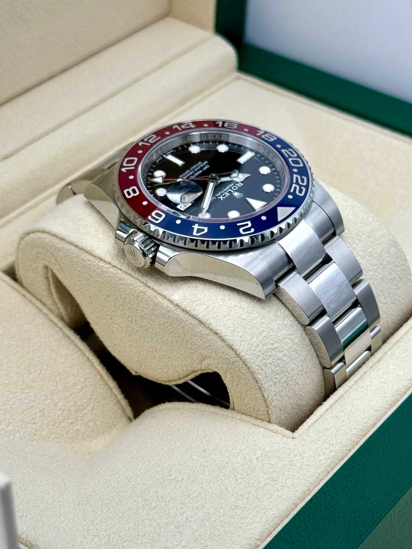 NEW 2024 Rolex GMT-Master II "Pepsi" 40mm 126710BLRO Oyster - MyWatchLLC
