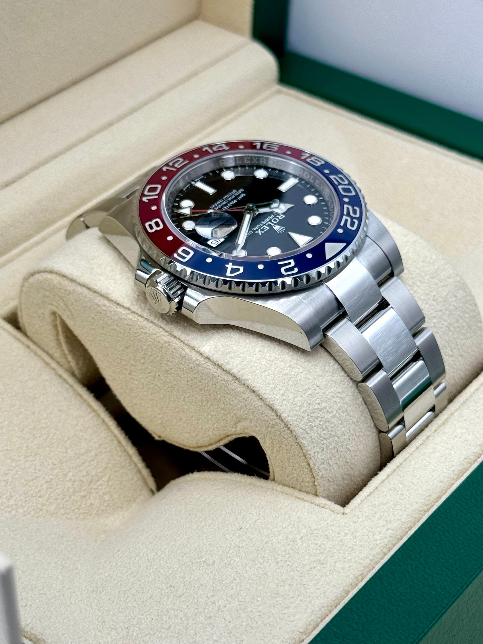 NEW 2024 Rolex GMT-Master II "Pepsi" 40mm 126710BLRO Oyster - MyWatchLLC