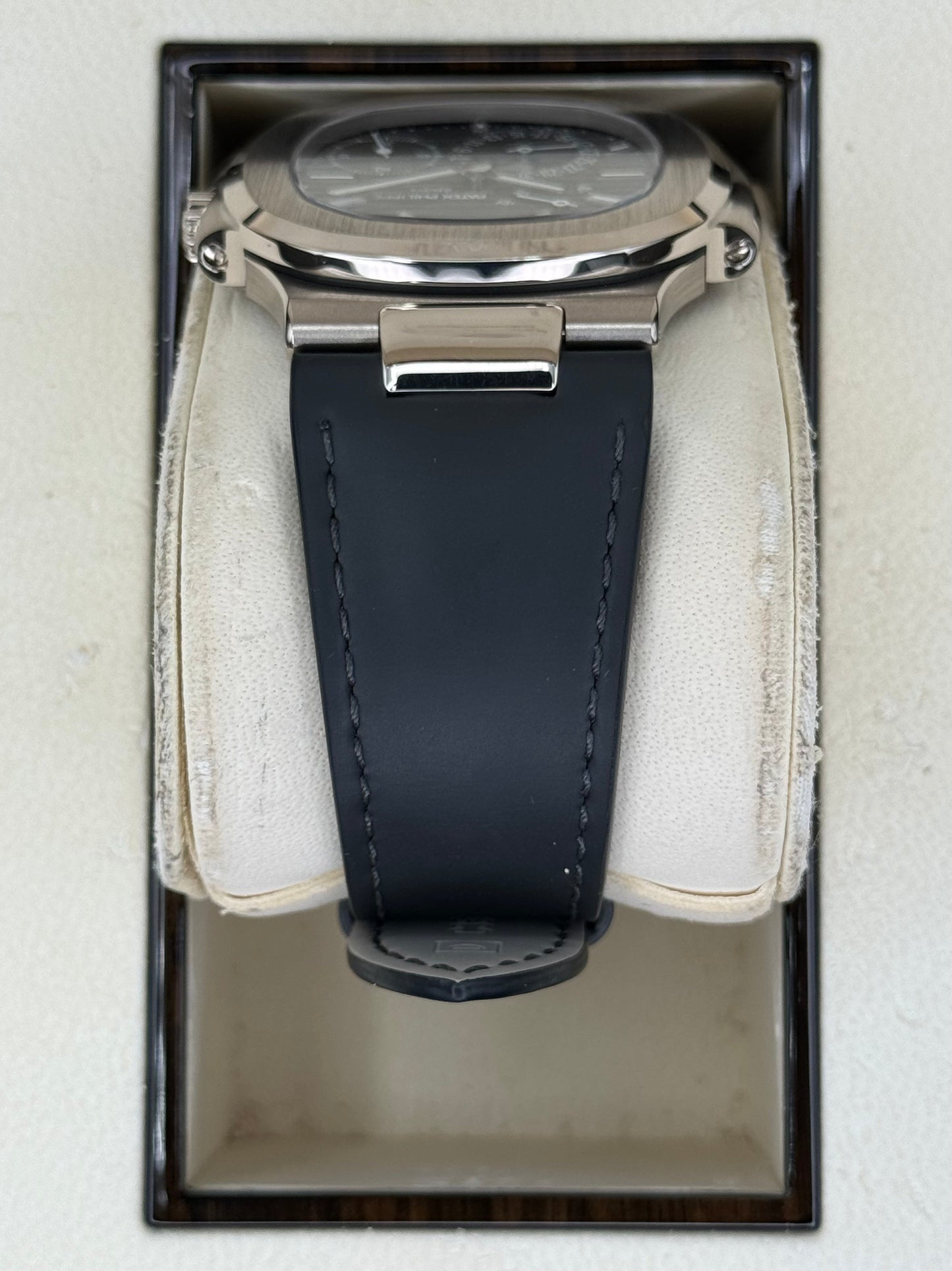 2023 Patek Philippe Nautilus 40mm 5712G White Gold Grey Dial - MyWatchLLC